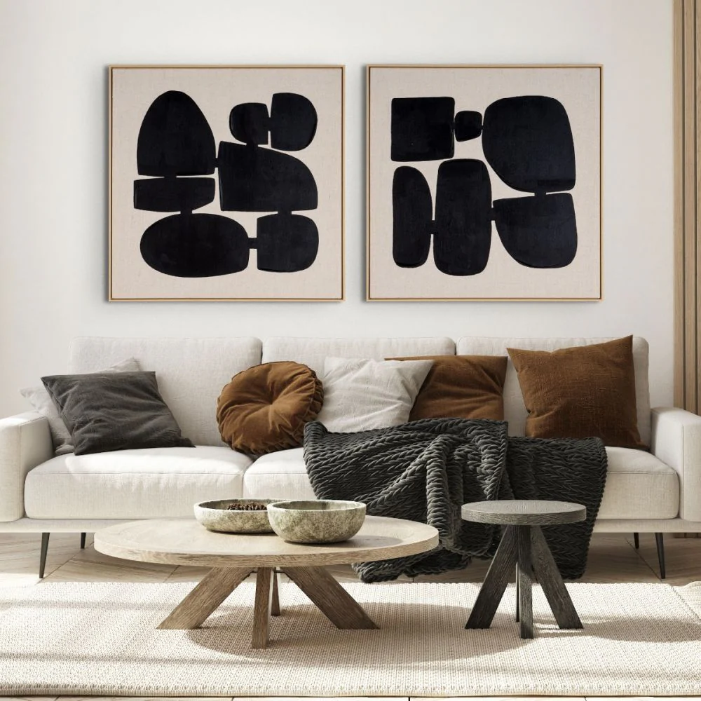 Pillars II, Hand Painted Canvas - Image 8