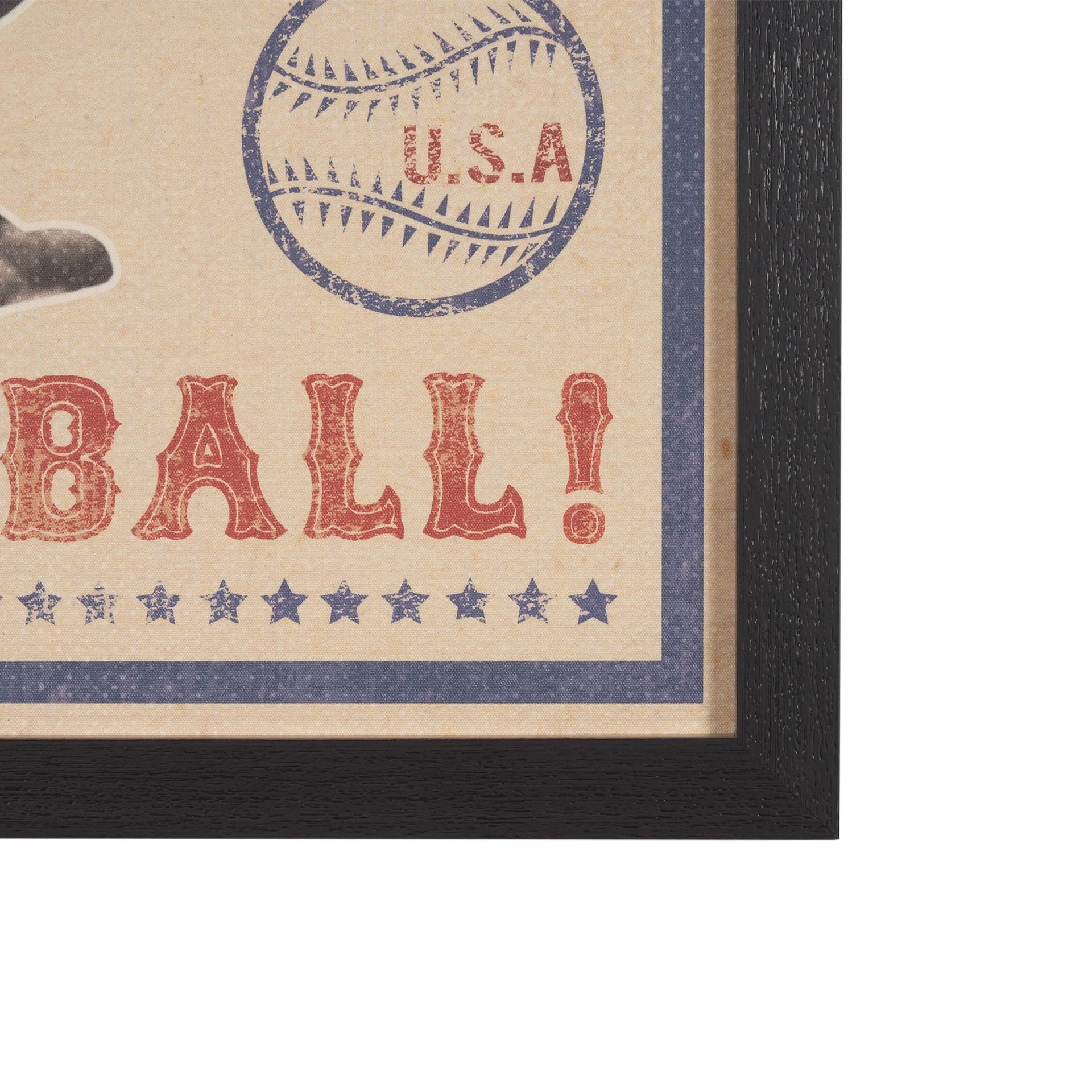 Play Ball by The Vintage Collection Framed Art Print - Image 3