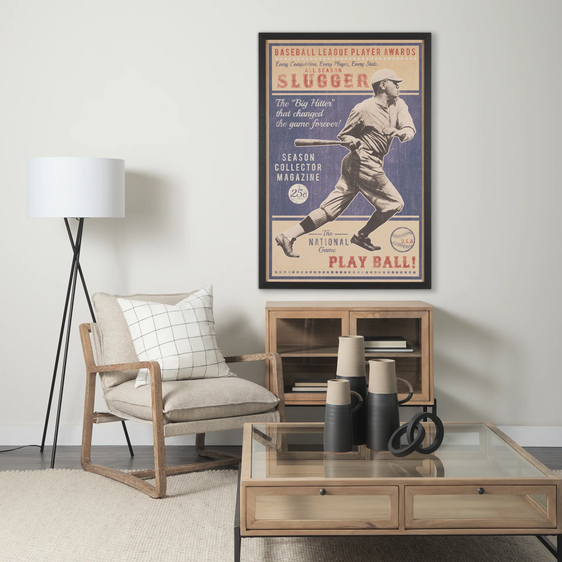 Play Ball by The Vintage Collection Framed Art Print - Image 8