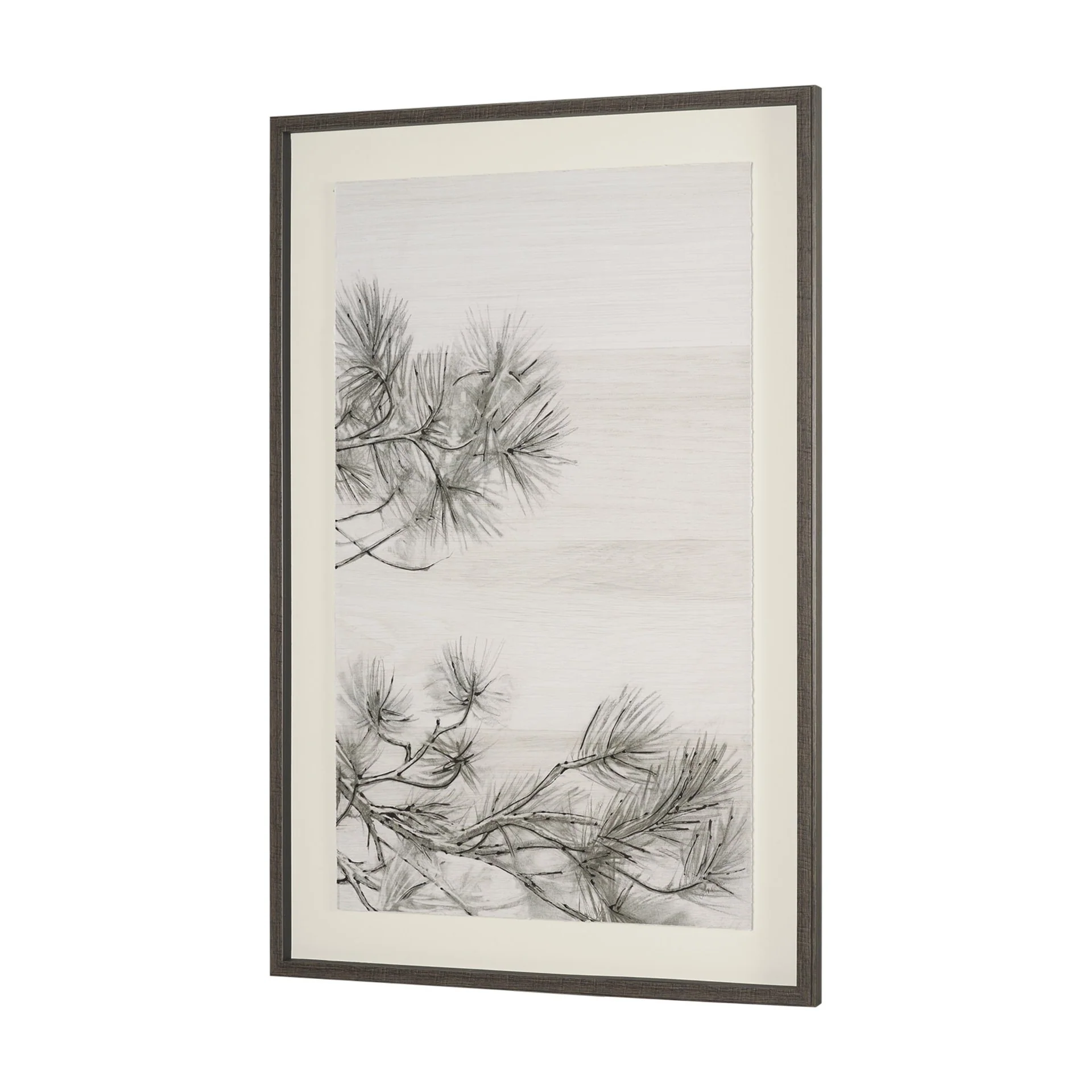 Ponderosa Whisper Hand Embelished Framed Artwork Matted under Glass - Image 7