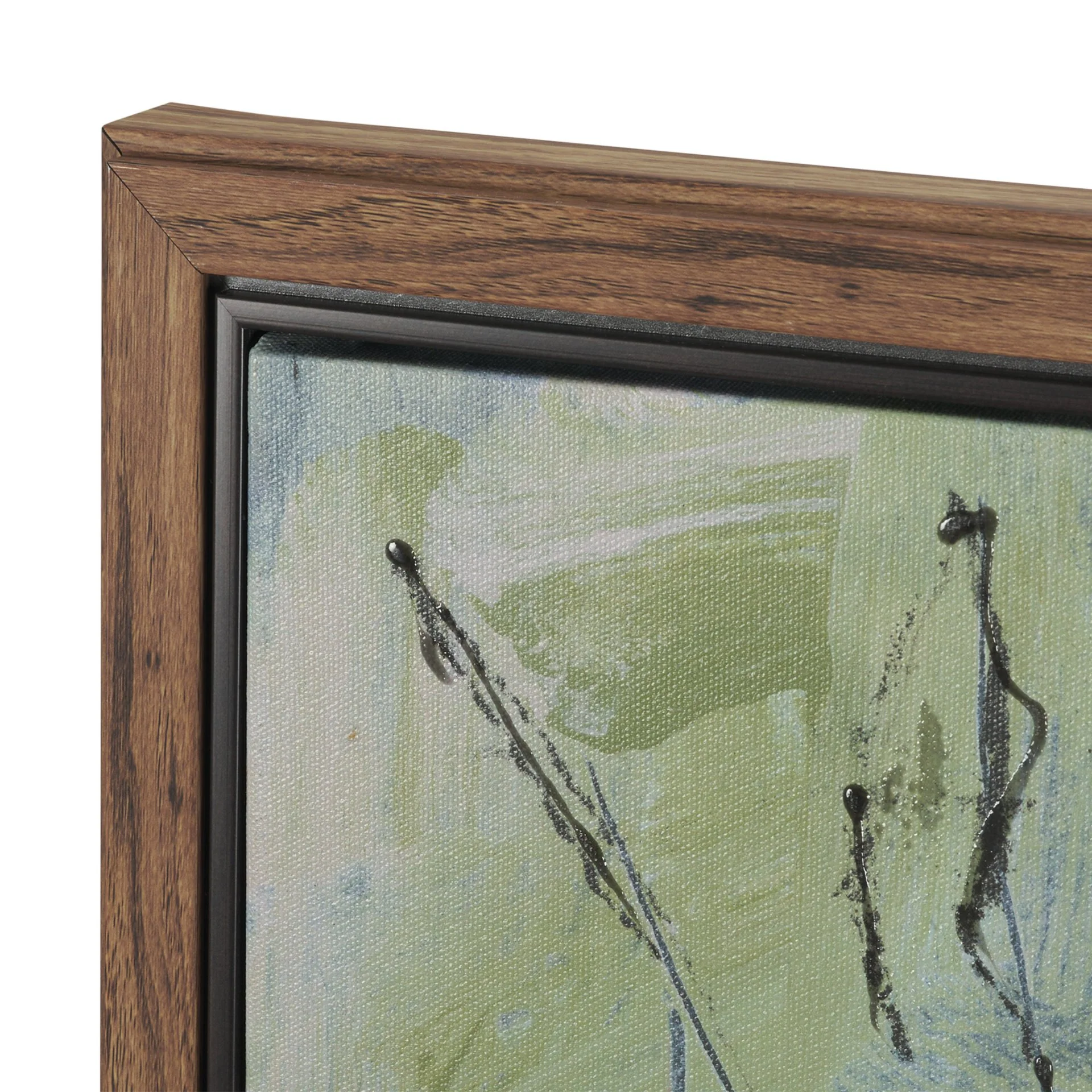 Posies Hand Embelished Textured Framed Canvas Artwork - Image 7