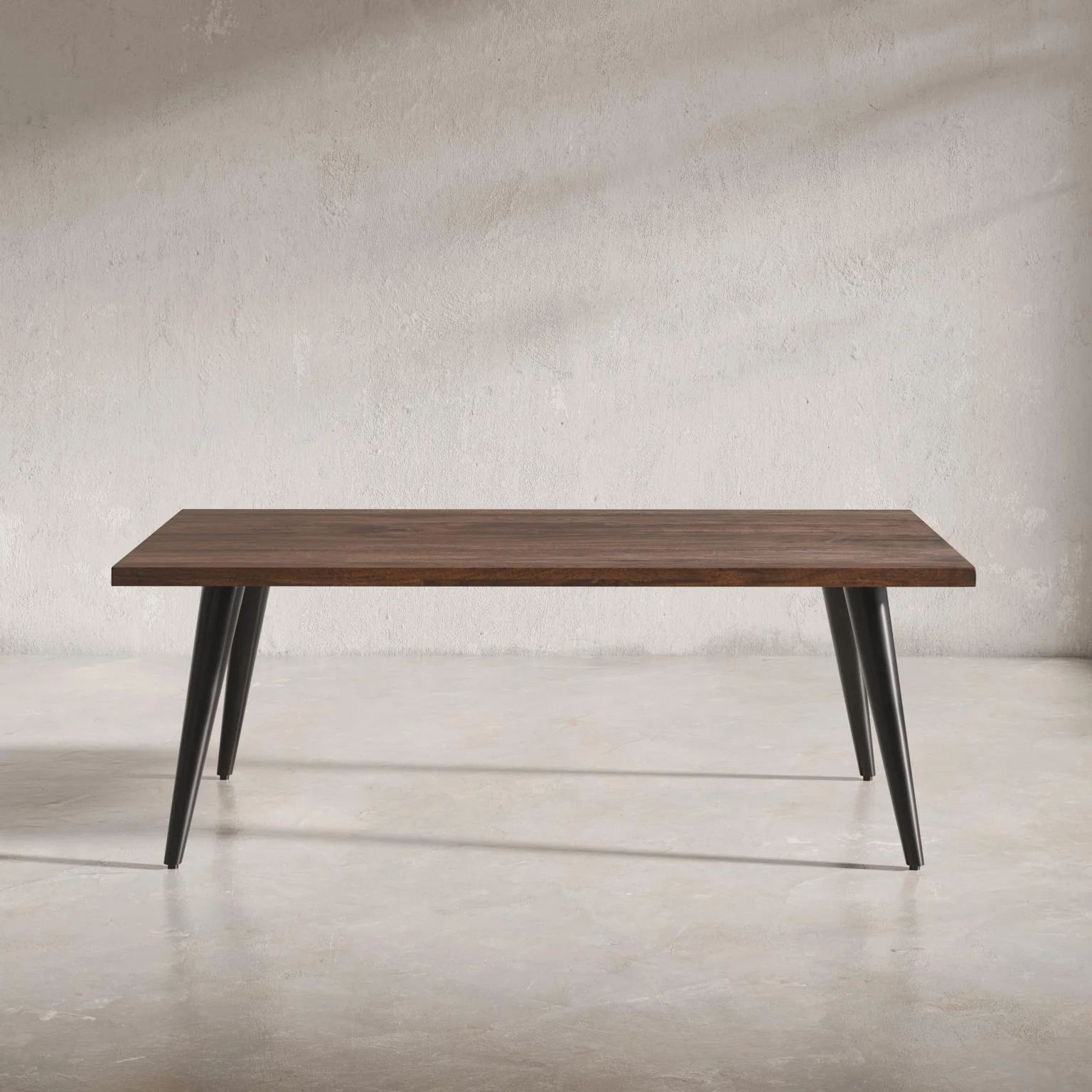 Prelude Coffee Table Rectangular Solid Acacia Wood Walnut - Image 3