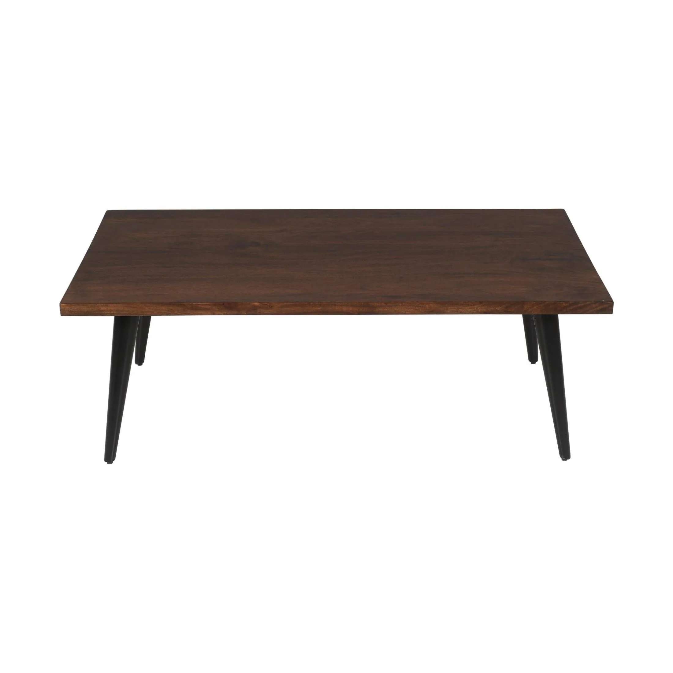 Prelude Coffee Table Rectangular Solid Acacia Wood Walnut - Image 4