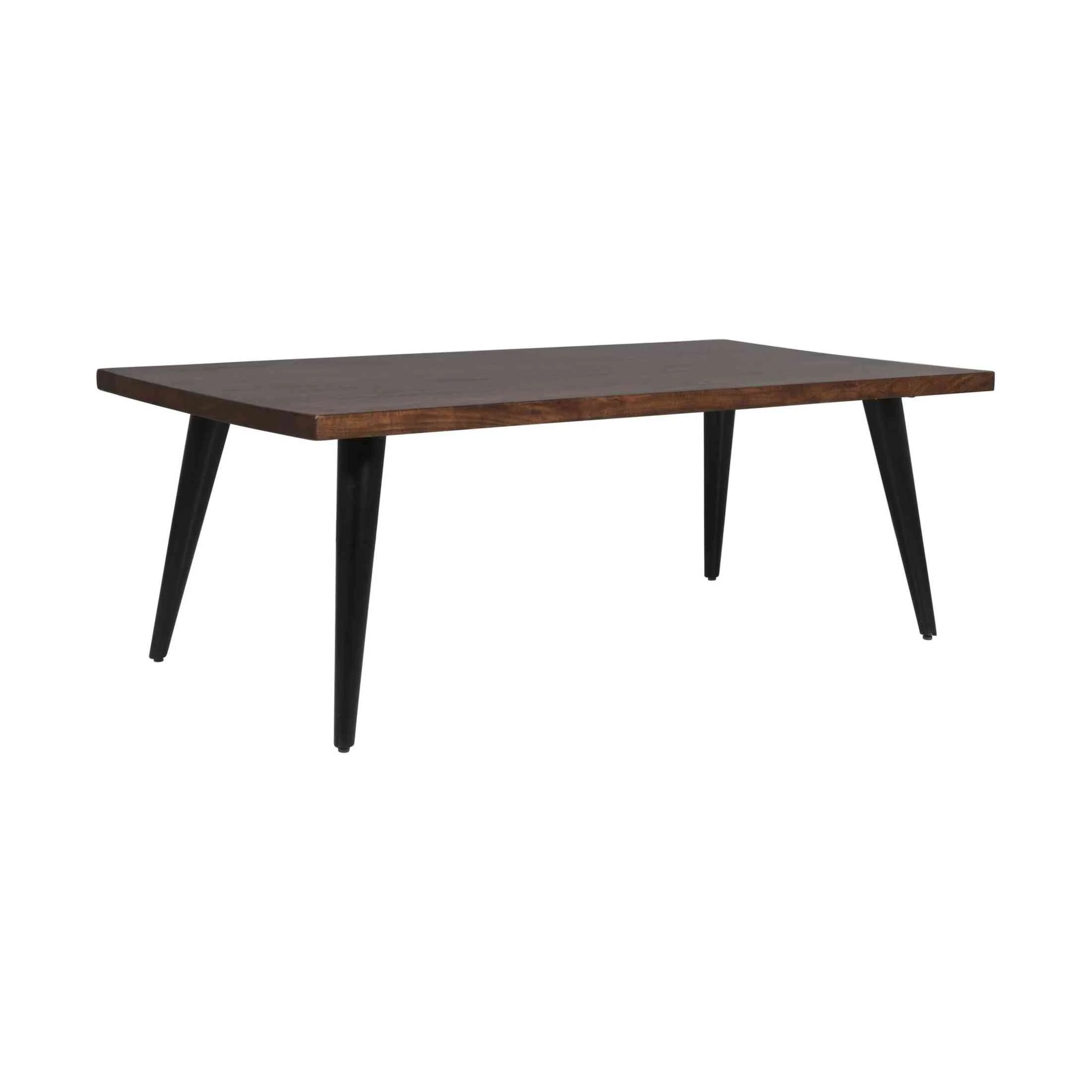 Prelude Coffee Table Rectangular Solid Acacia Wood Walnut - Image 5