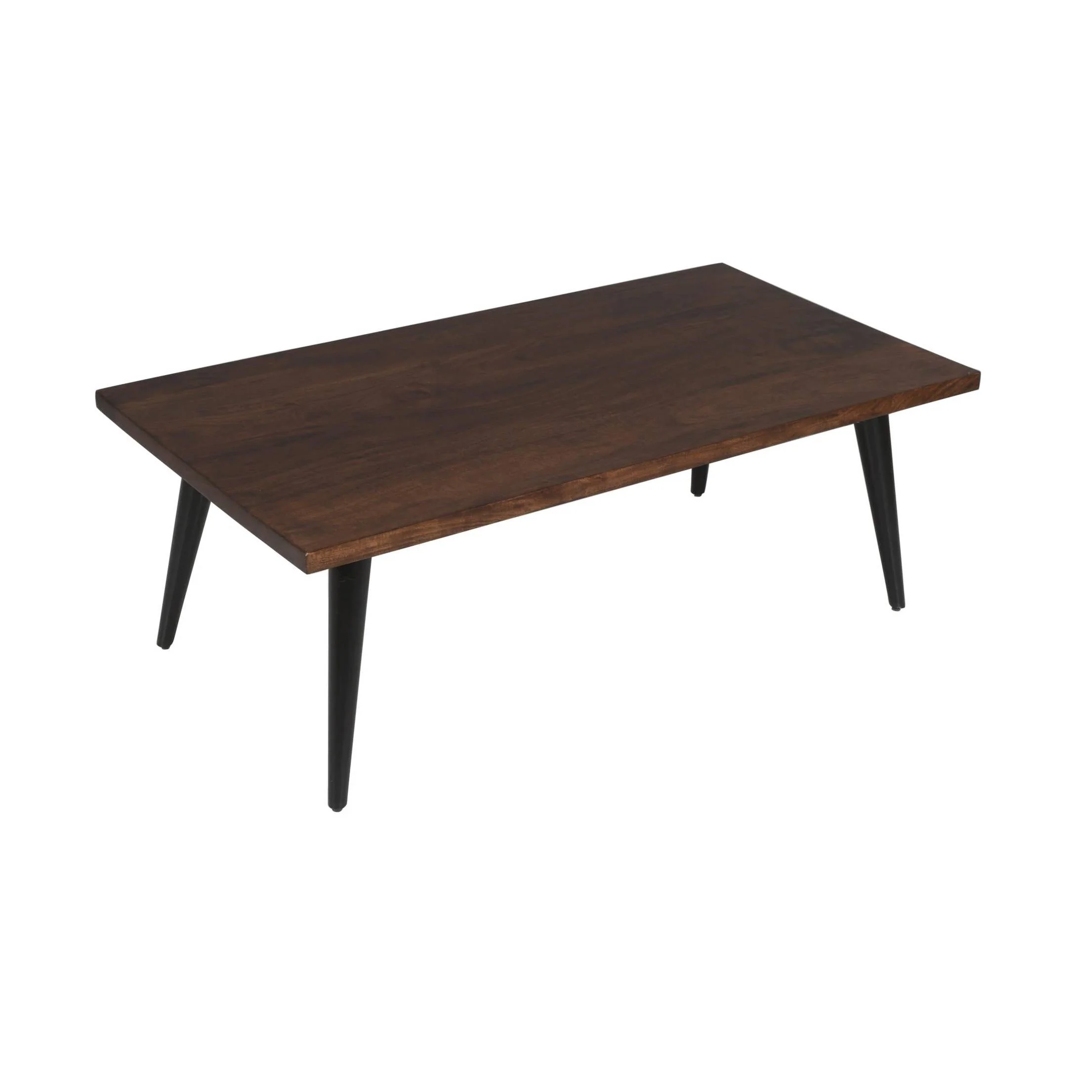 Prelude Coffee Table Rectangular Solid Acacia Wood Walnut - Image 6