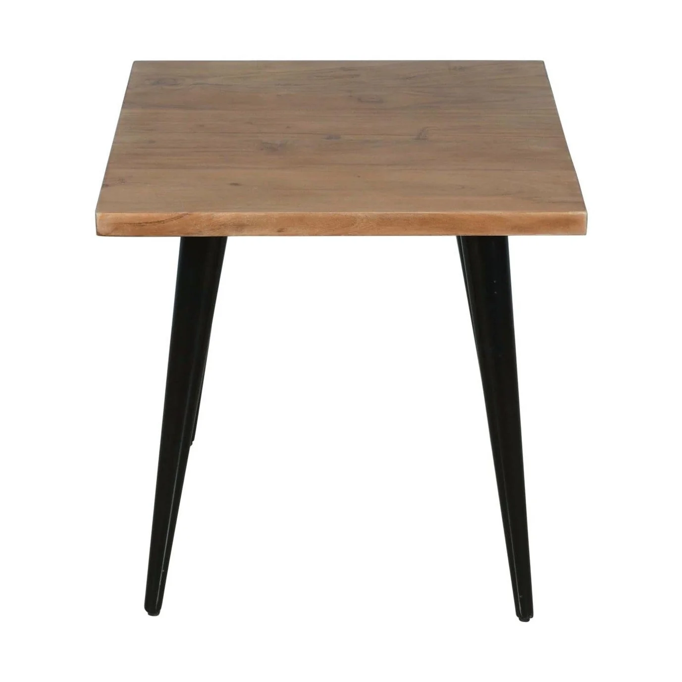 Prelude Solid Acacia Square End Table - Suede - Image 3