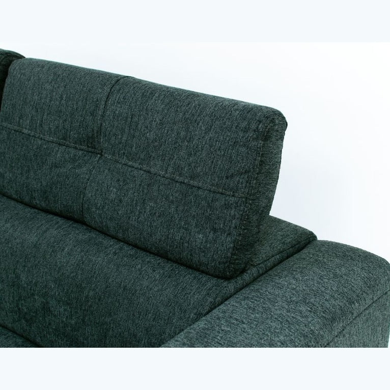 Randall Sleeper Sectional - Fabric - Ramy Charcoal Right Chaise - Image 6