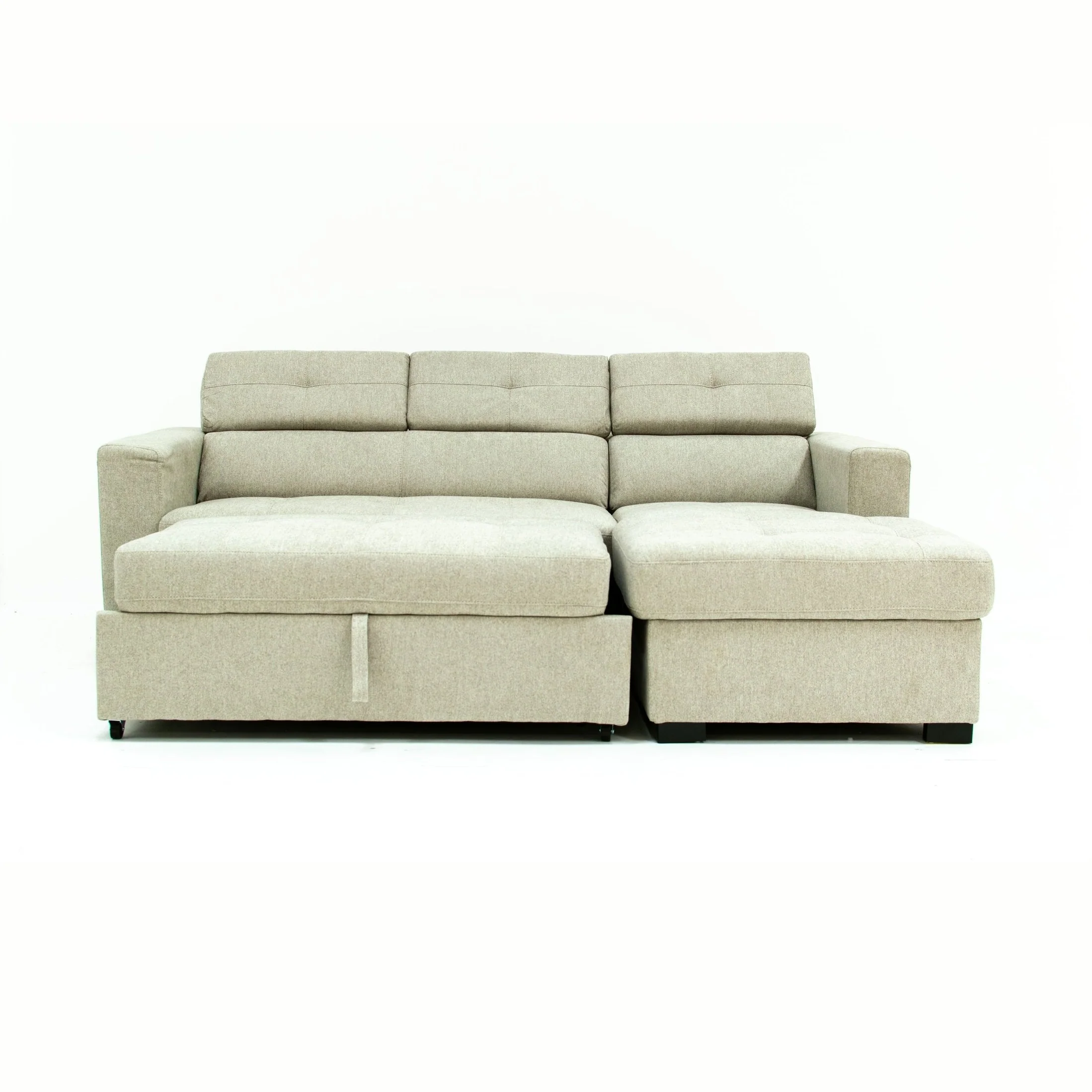 Randall Sleeper Sectional - Popstitch Dove - Image 4