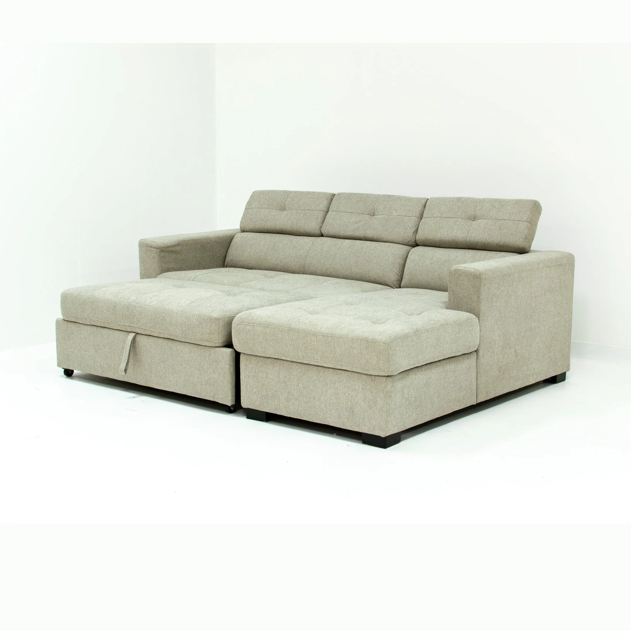 Randall Sleeper Sectional - Popstitch Dove - Image 7