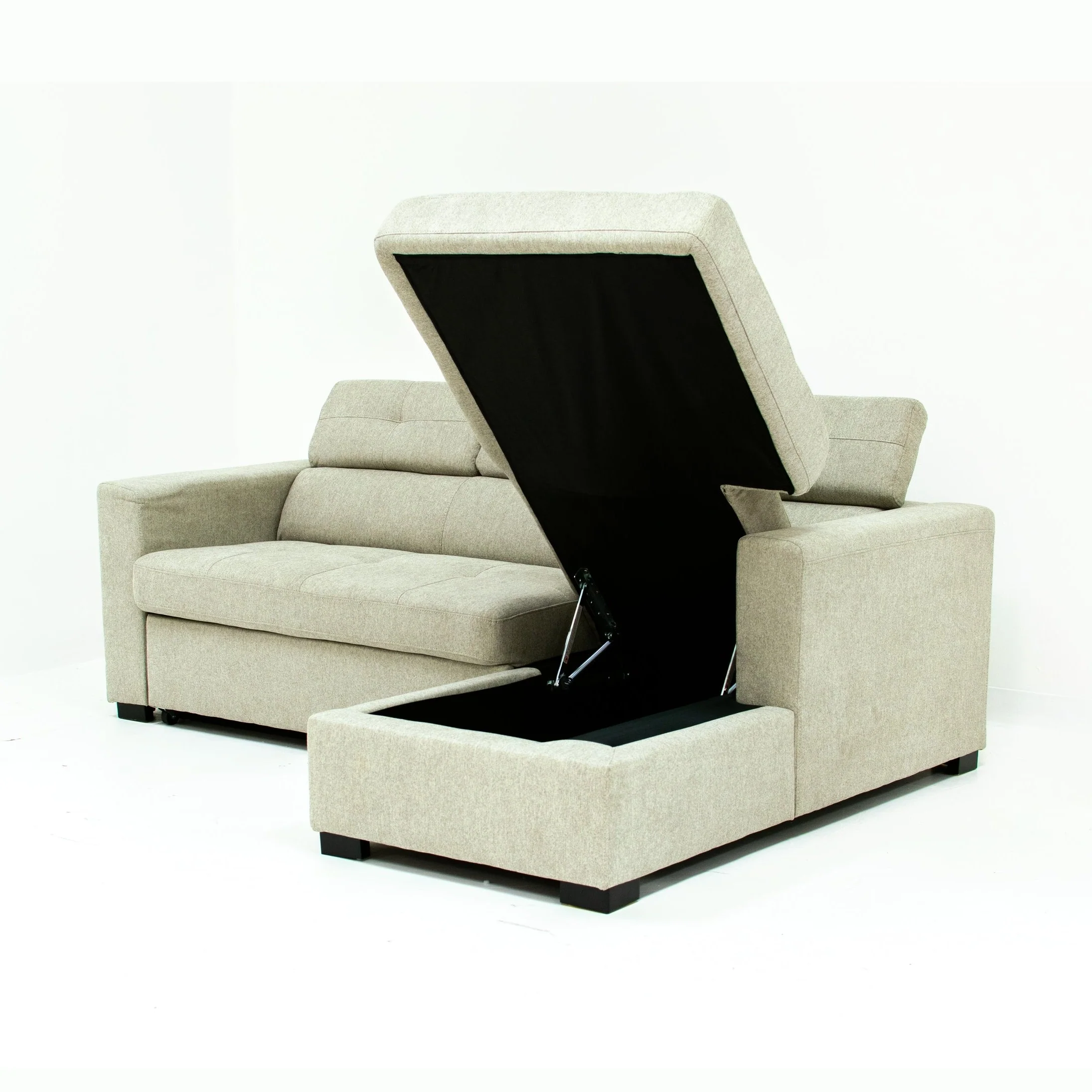 Randall Sleeper Sectional - Popstitch Dove - Image 8