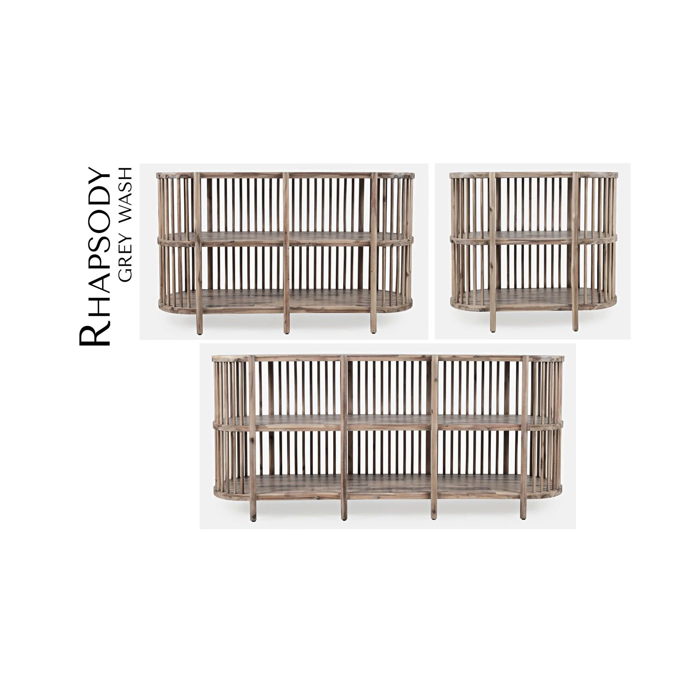 Rhapsody 54" Accent Console Grey Wash - Image 4