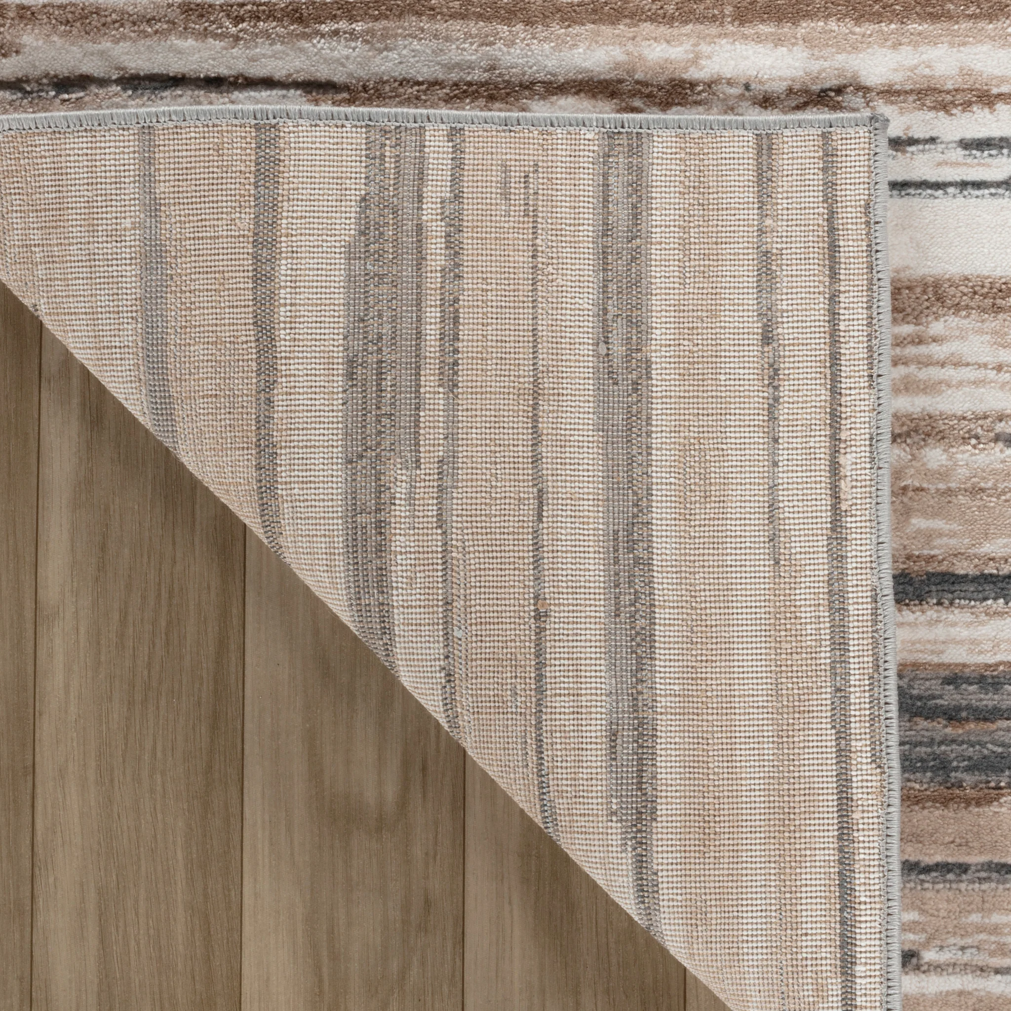 Rio Grey Abstract Lines Area Rug - Image 8
