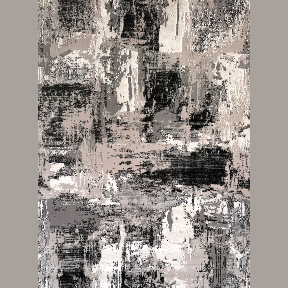 Rio Grey Contemporary Textured Area Rug - Image 10
