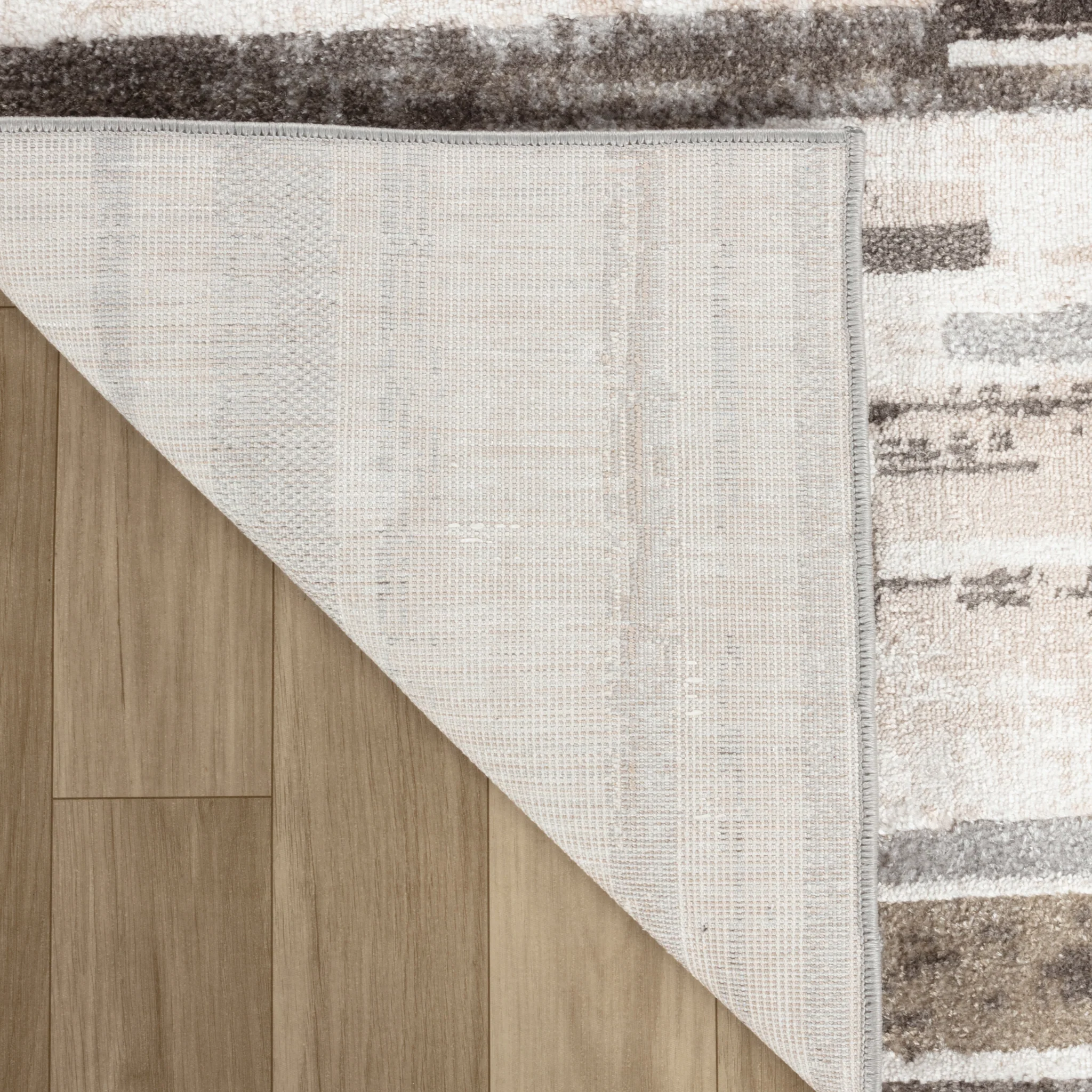Siena Contemporary White Textured Area Rug - Image 5