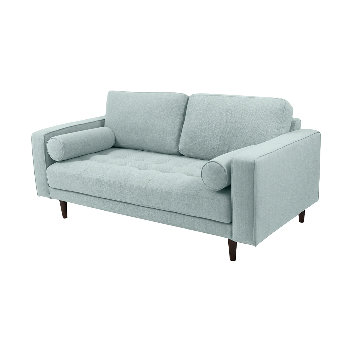 Robbie Fabric Loveseat - Light Sage - Image 4