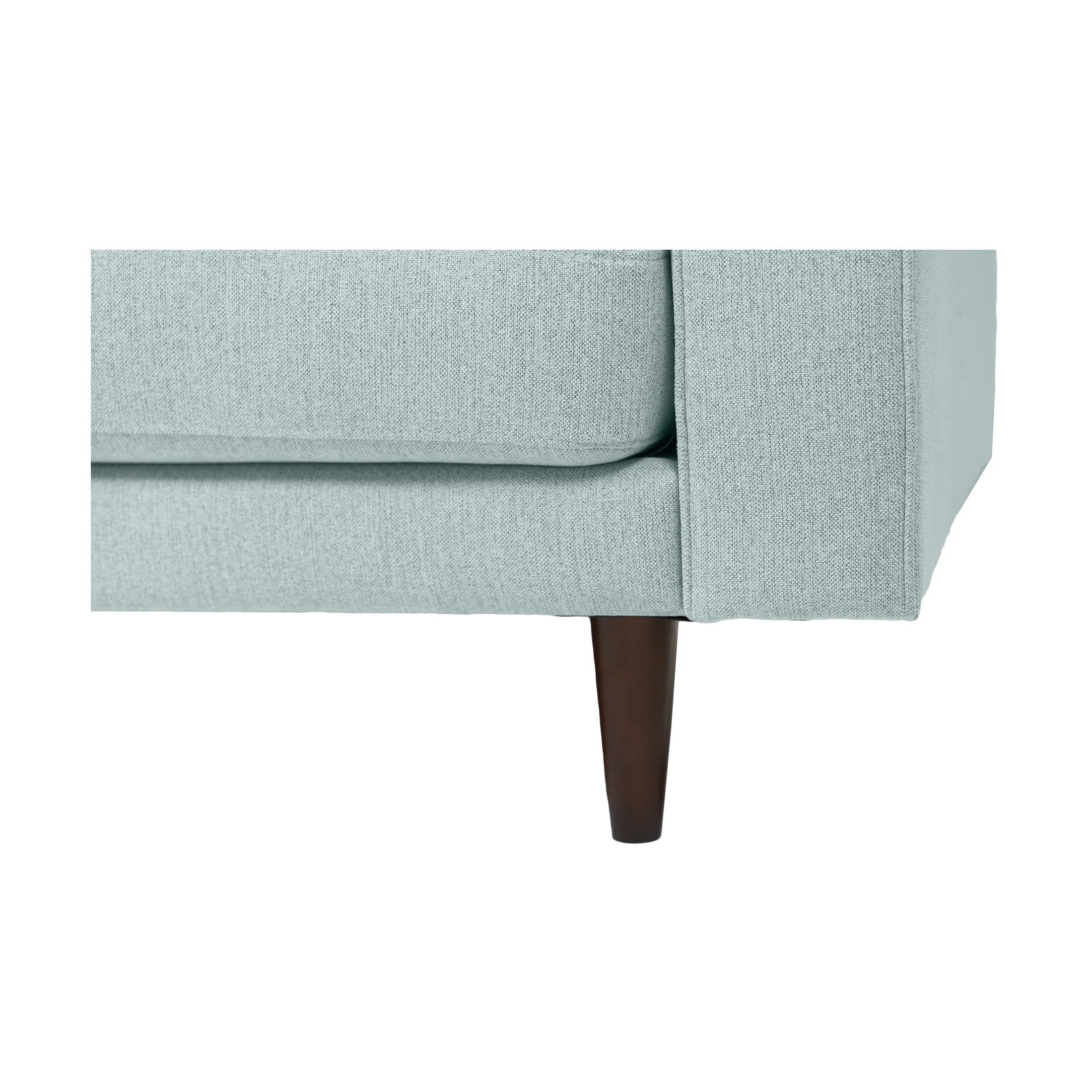 Robbie Fabric Loveseat - Light Sage - Image 9
