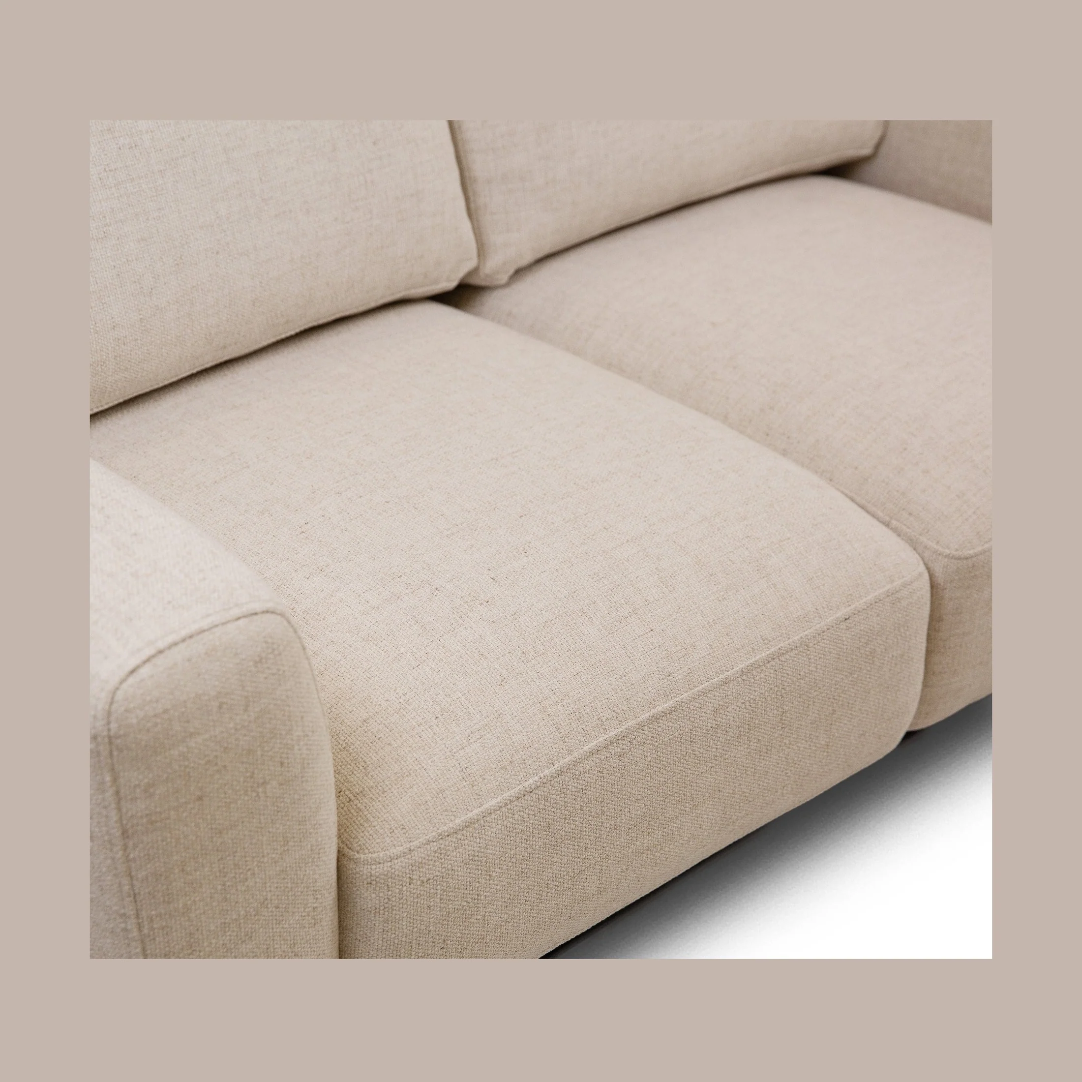 Willow Fabric Loveseat - Lovegood Bisque - Image 6