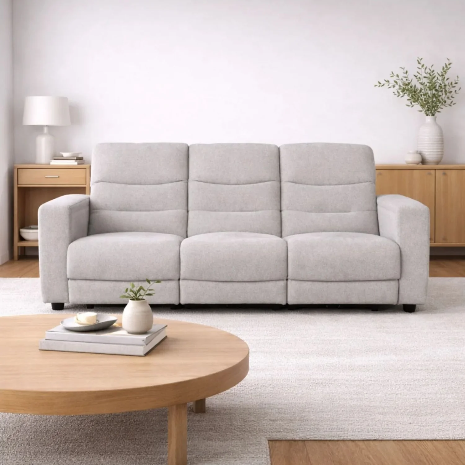 Roche Power Recliner Sofa - Dove - Image 2