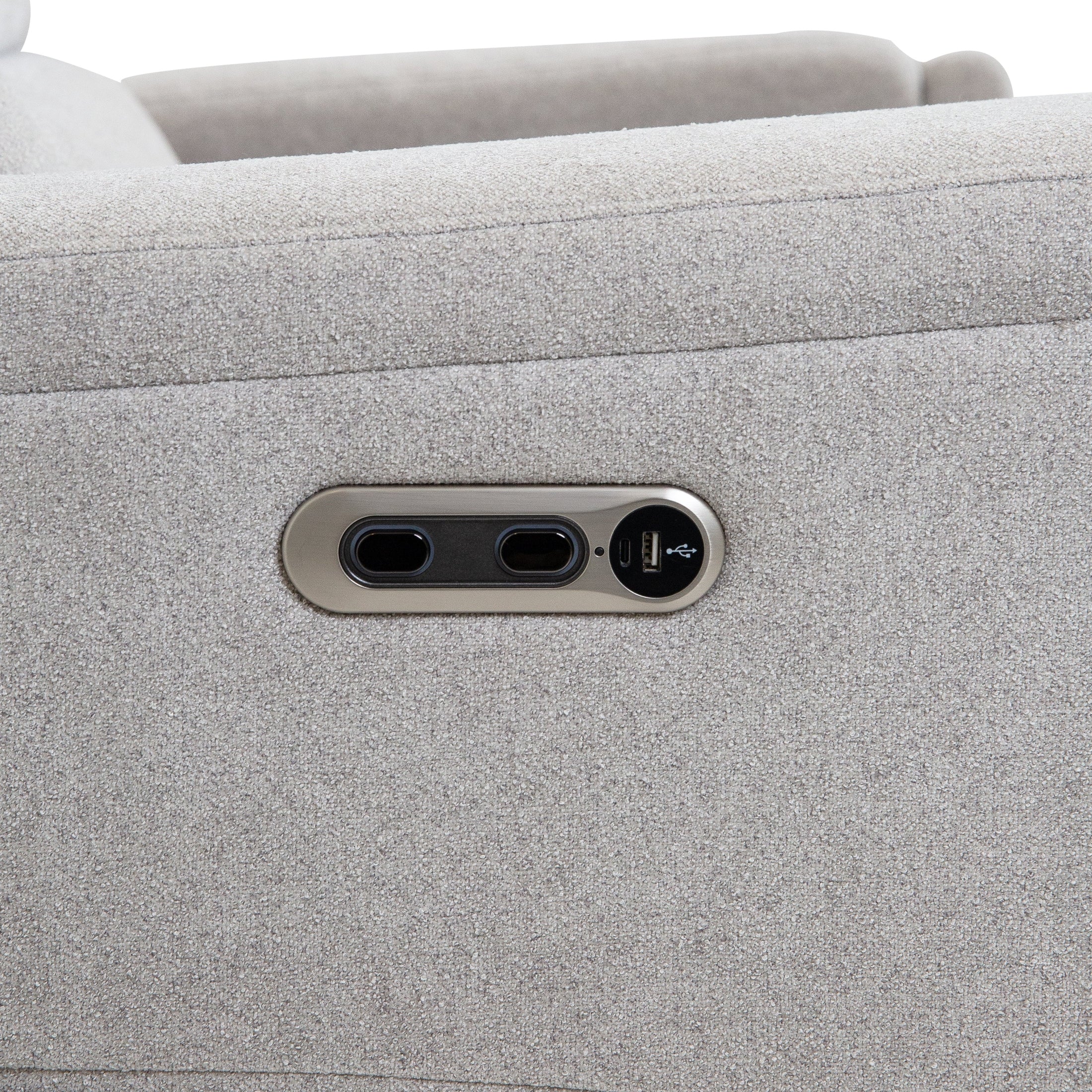 Roche Power Recliner Sofa - Dove - Image 5