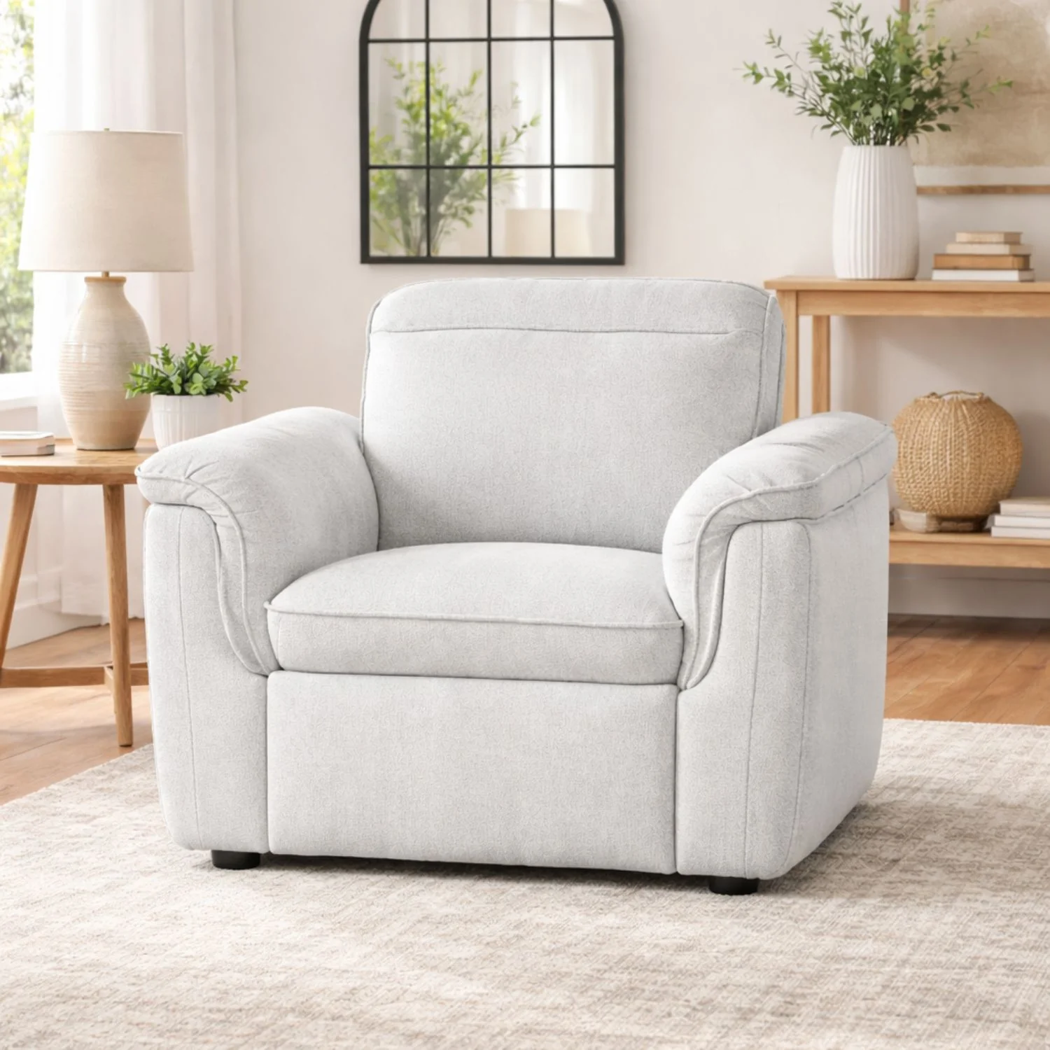 Rosa Power Recliner Chair with Adjustable Headrest - Dove - Image 2