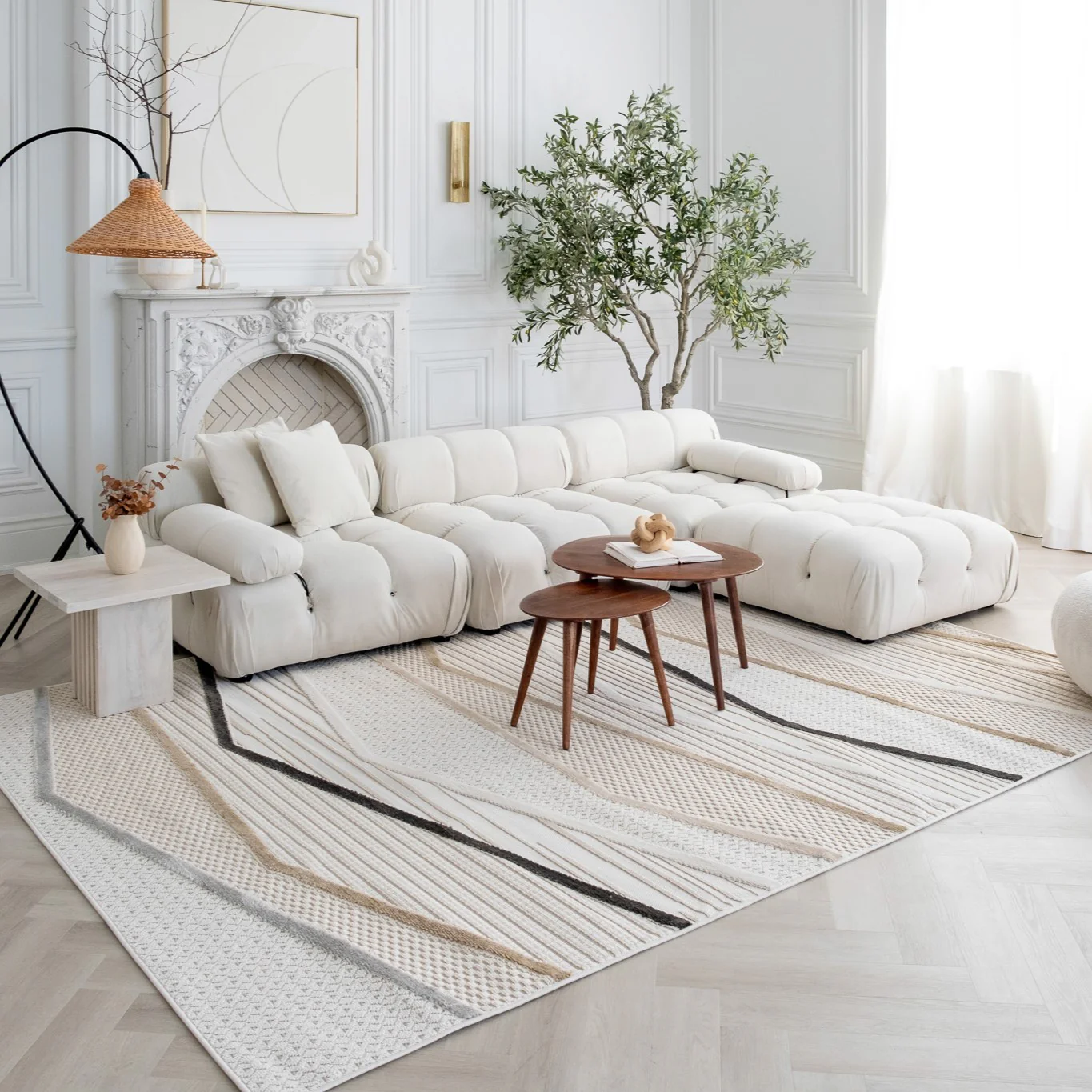 Marrakech Beige Area Rug - Image 2