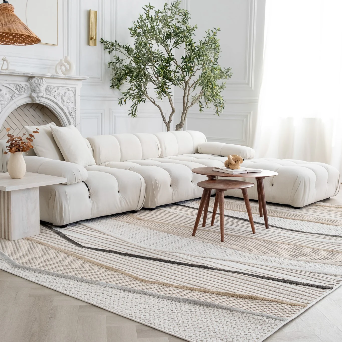 Marrakech Beige Area Rug - Image 4