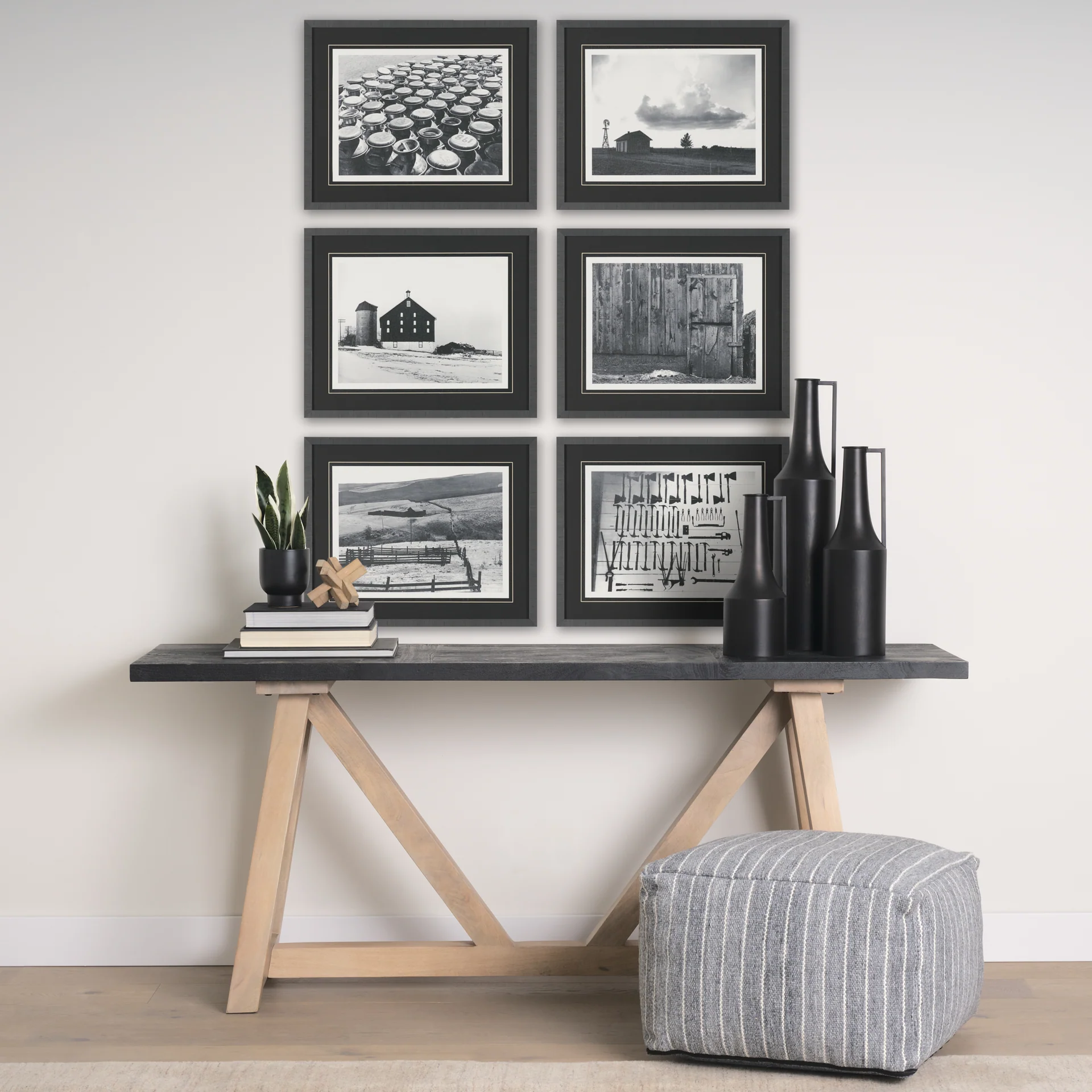 Rural Rows (Set of 6) Framed Art Print - Image 8