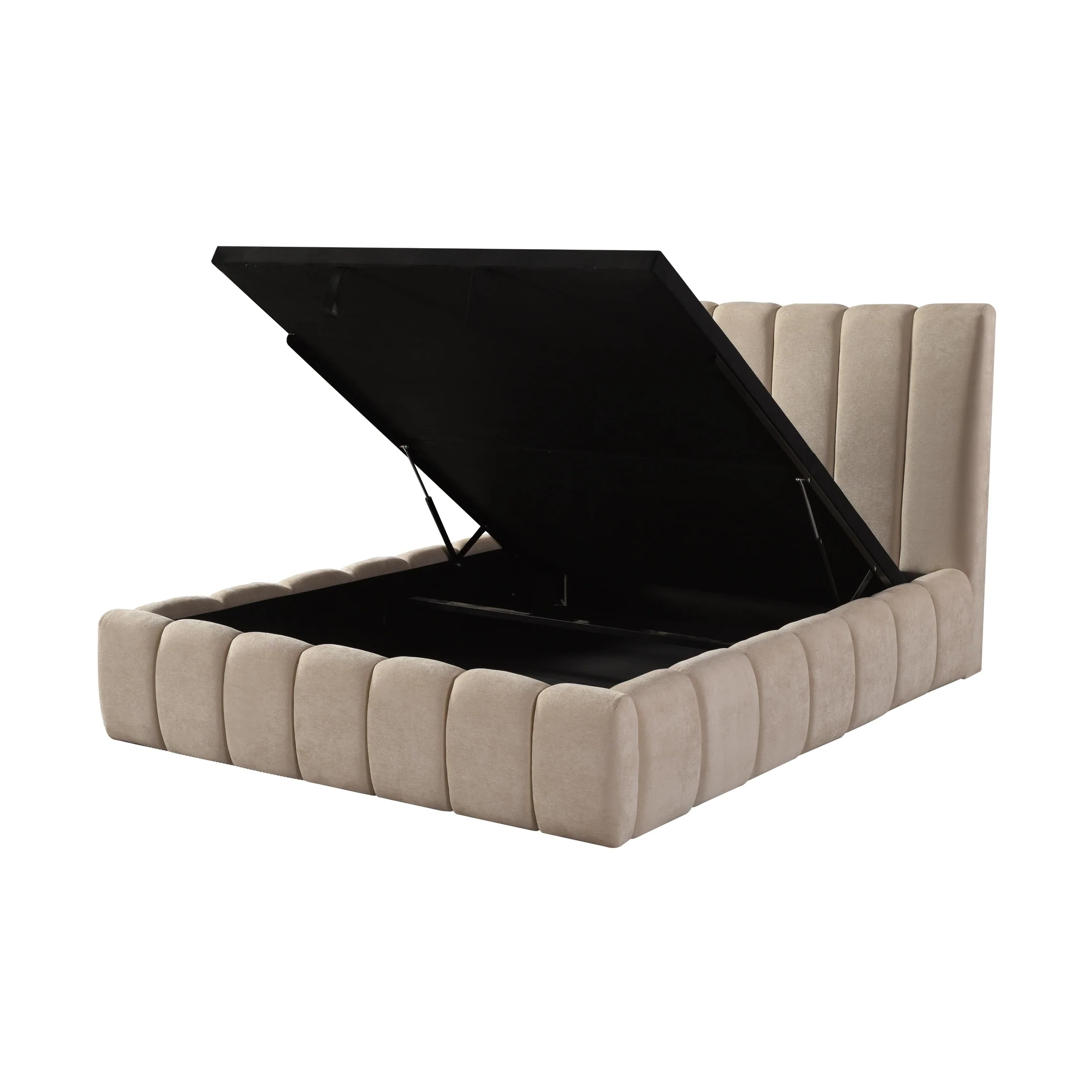 Ruska Upholstered Storage Bed with Gas Lift - Image 2