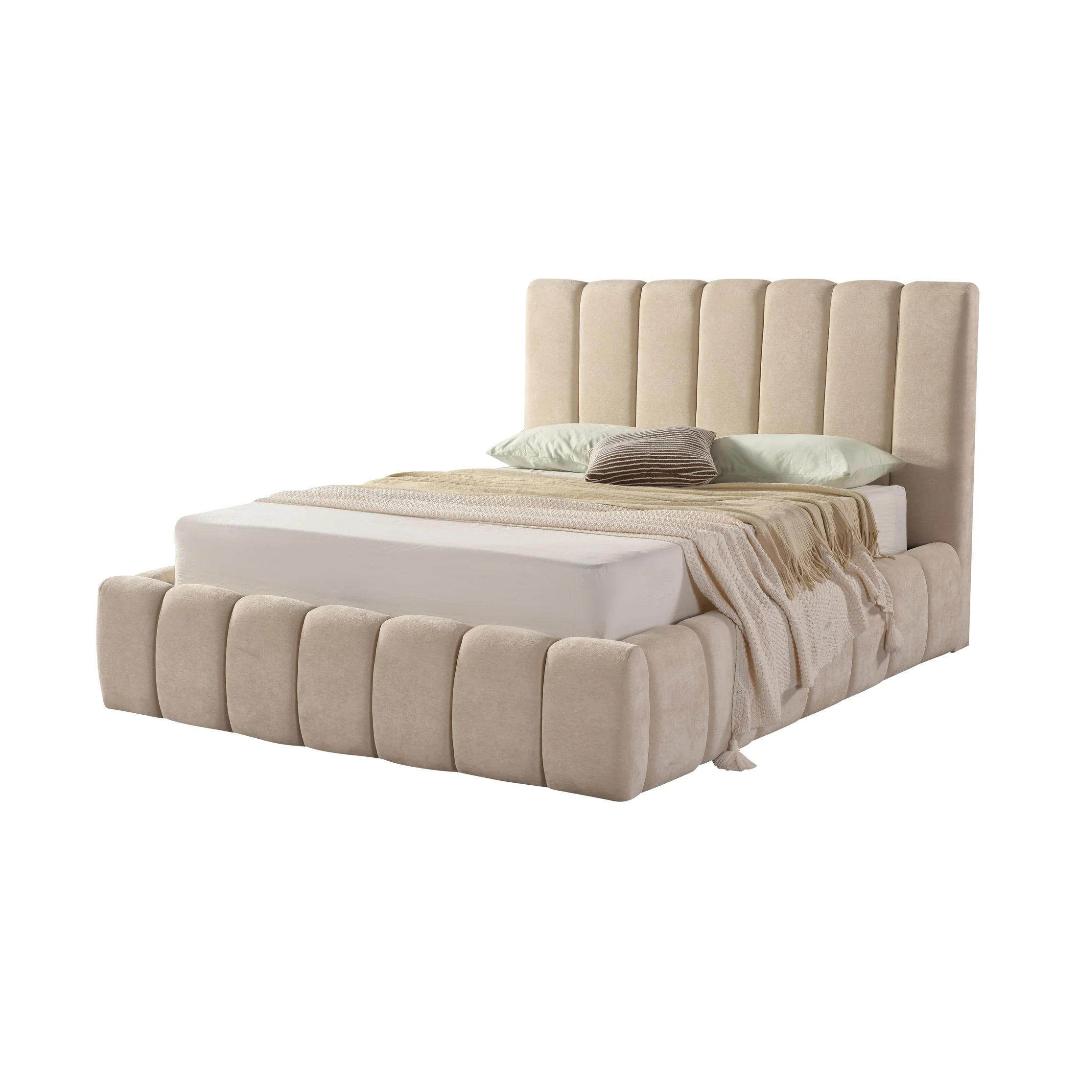 Ruska Upholstered Storage Bed with Gas Lift - Image 3