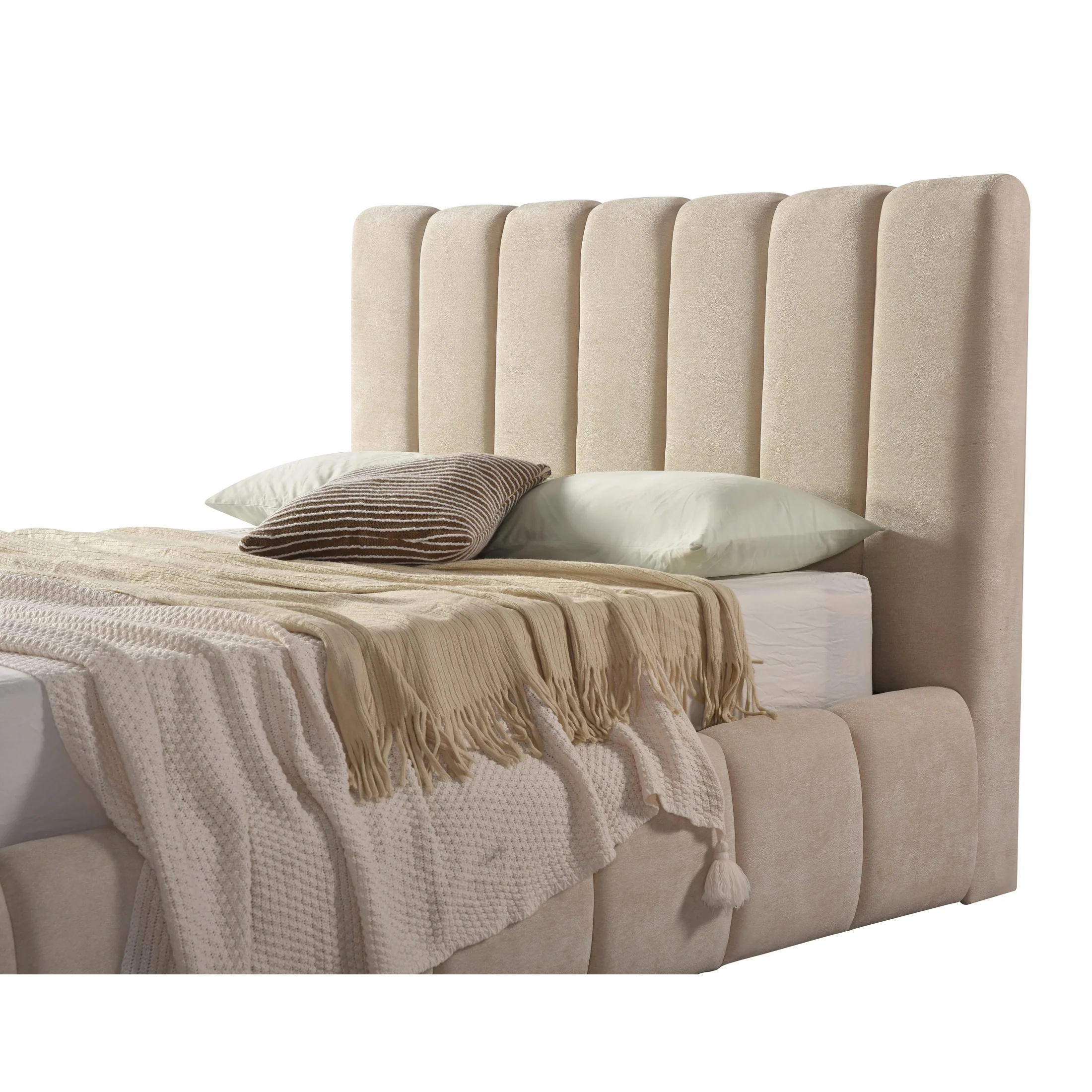 Ruska Upholstered Storage Bed with Gas Lift - Image 4
