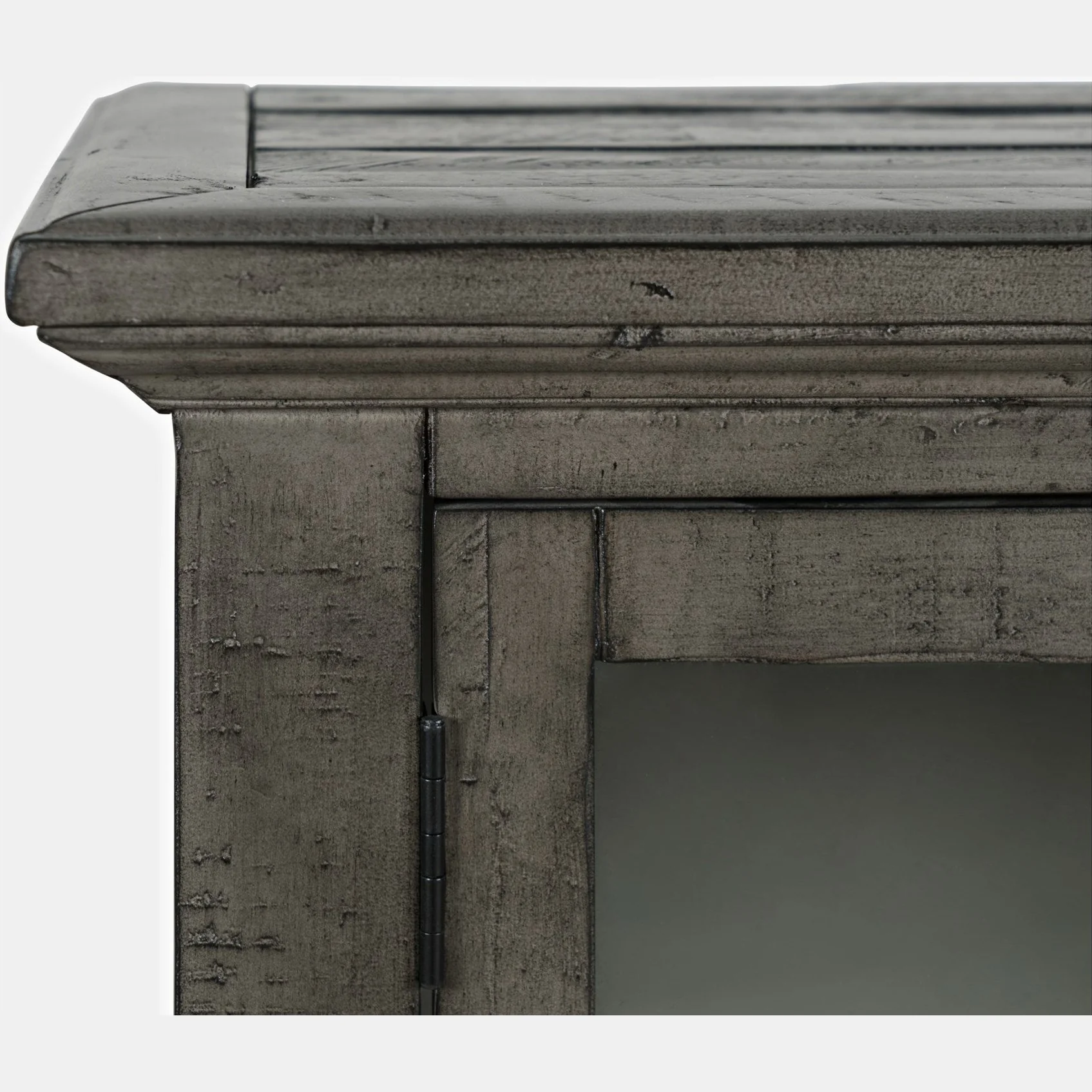 Rustic 2 Door High Cabinet 32" - Stone - Image 7