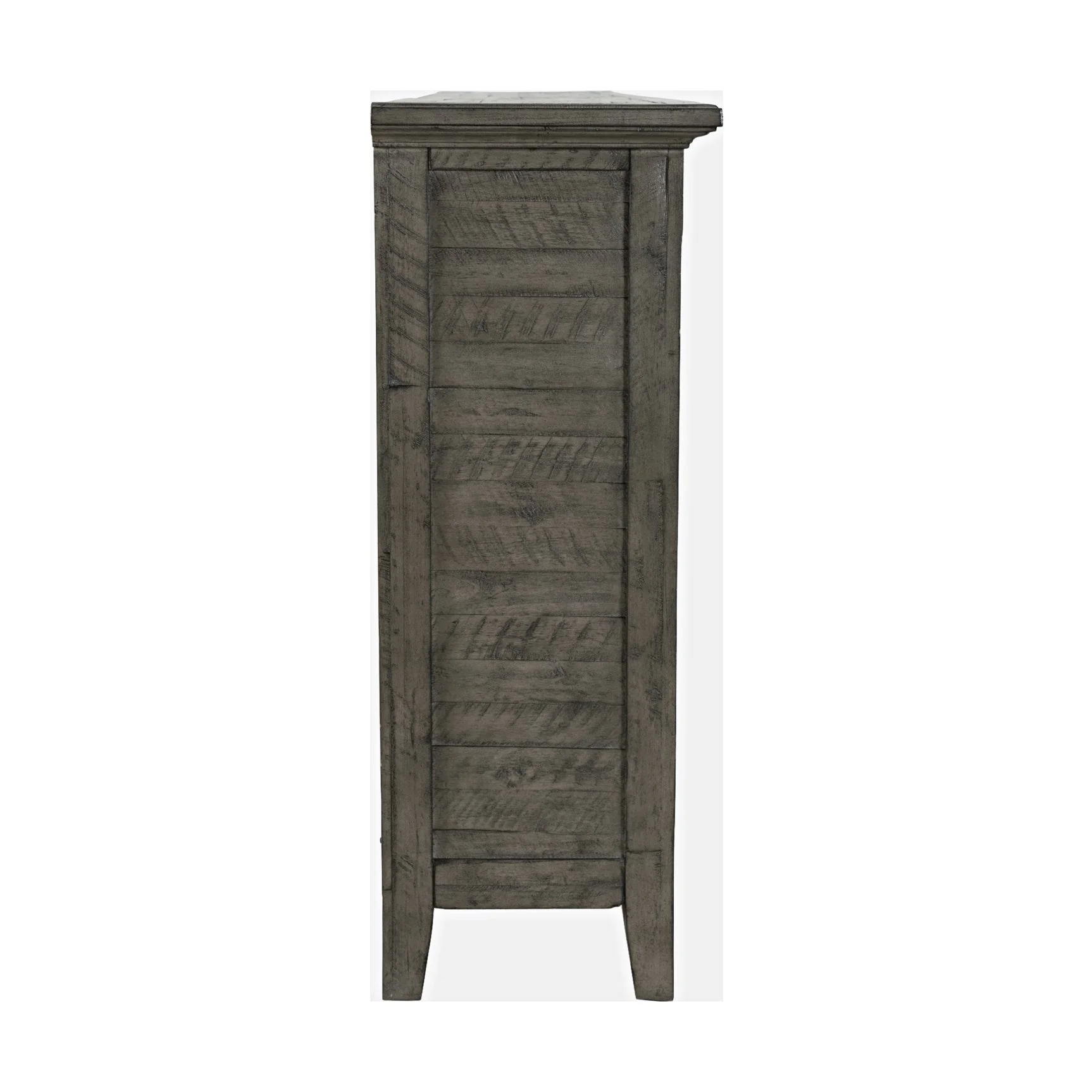 Rustic 6 Door High Cabinet 70" - Stone - Image 3