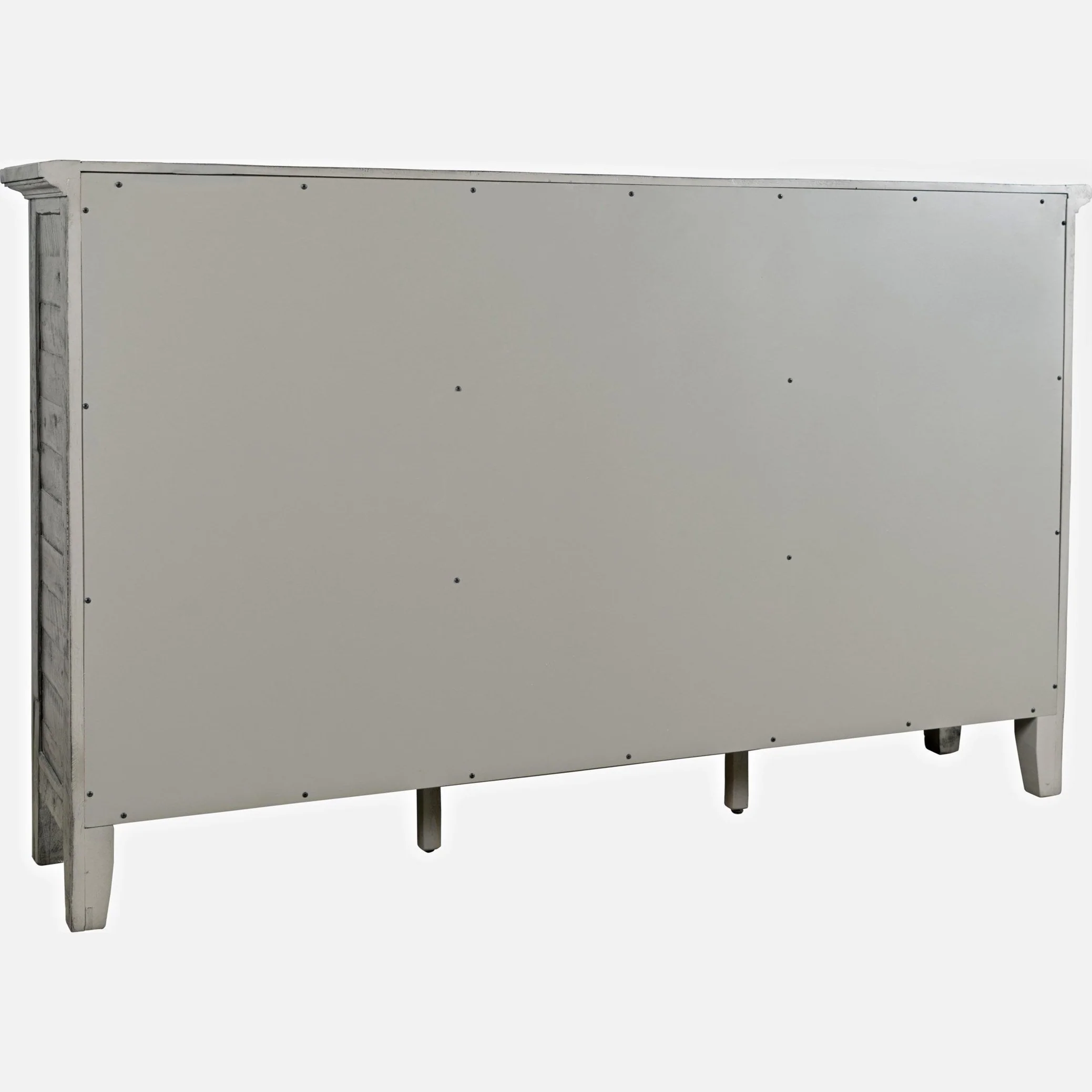 Rustic 6 Door High Cabinet 70" - Stone - Image 4