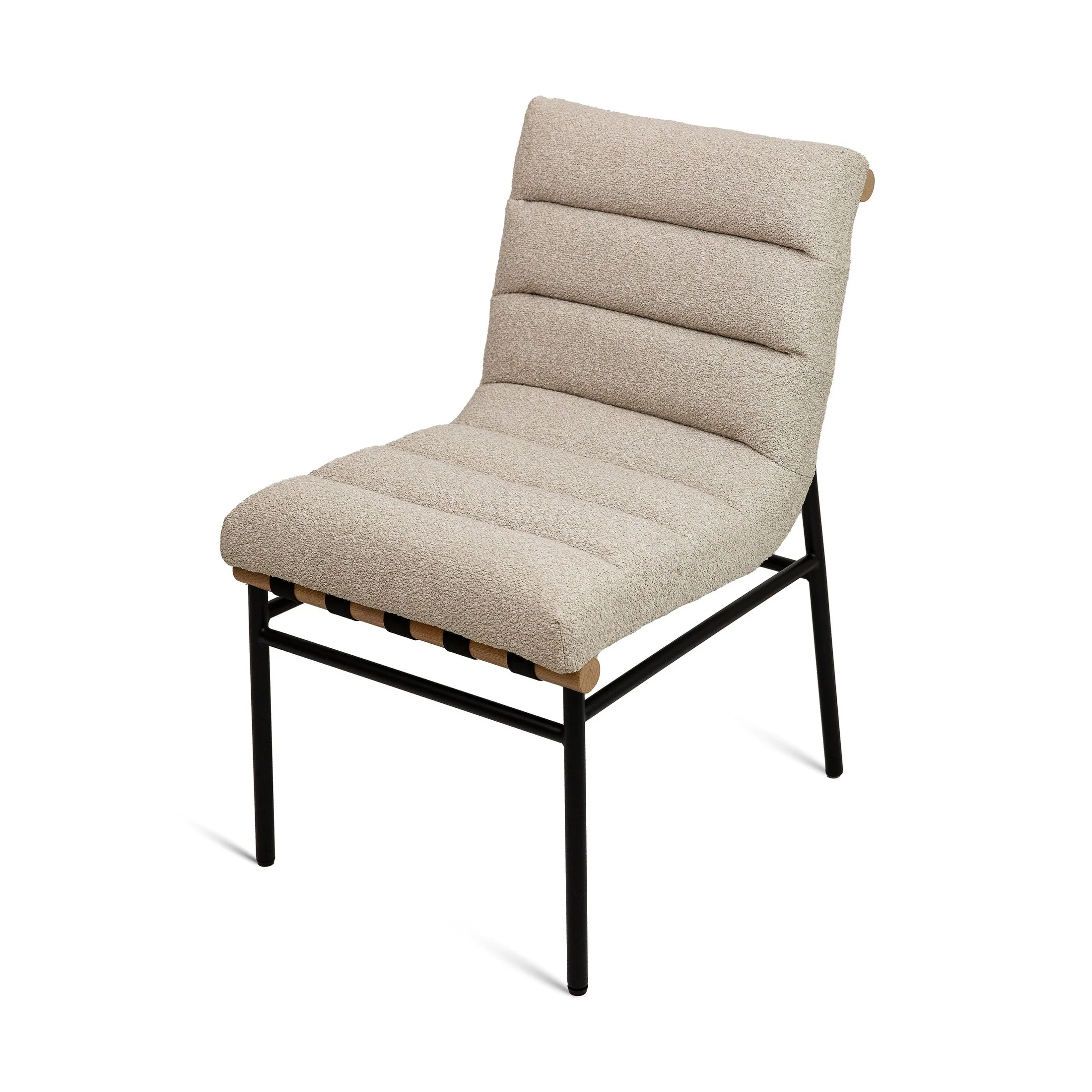 Ryna Vista Fabric Dining Chair - Linen - Image 3