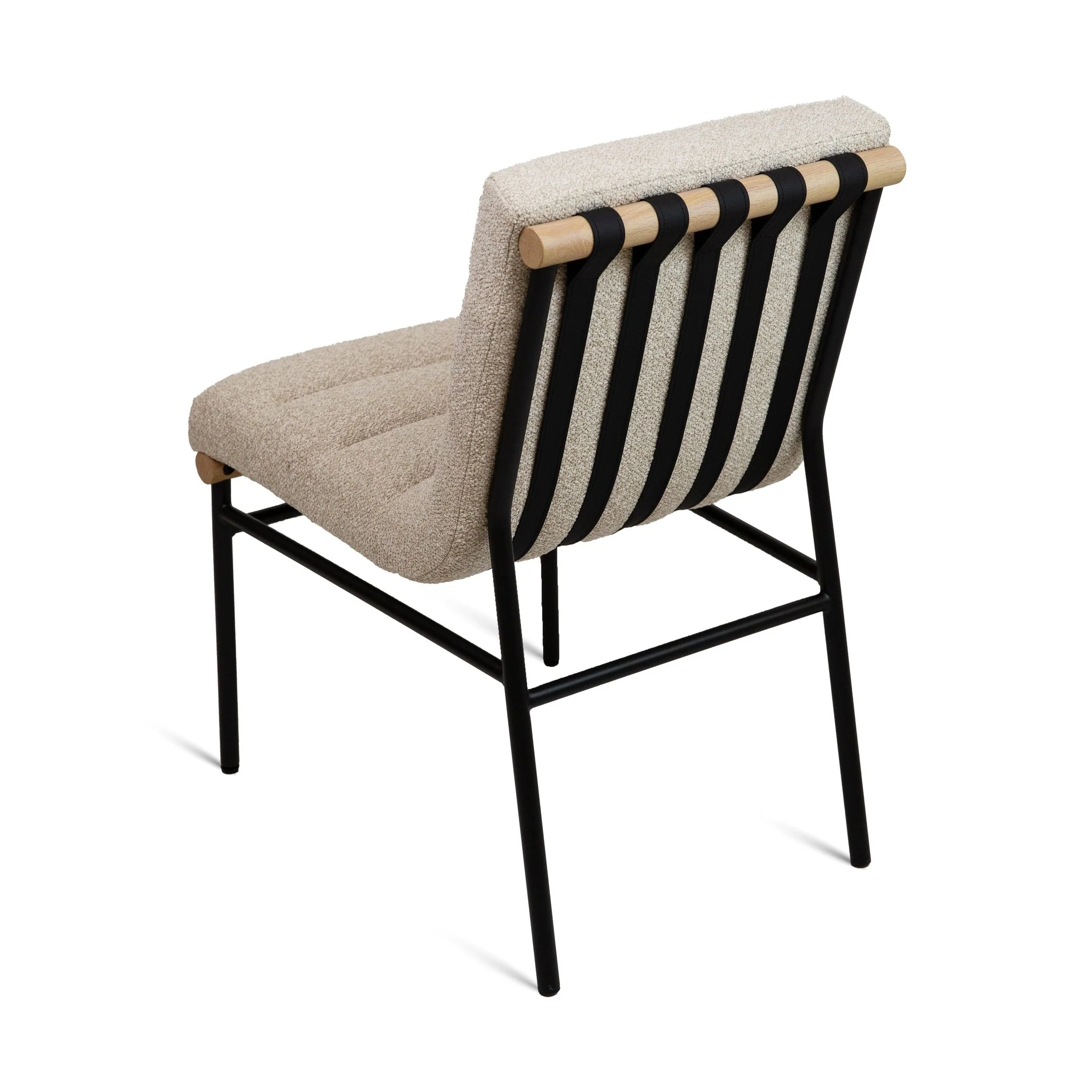 Ryna Vista Fabric Dining Chair - Linen - Image 5