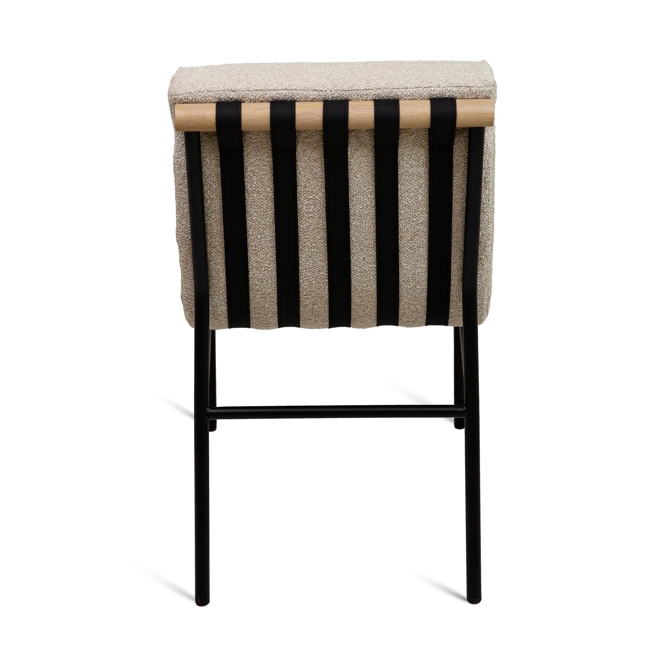 Ryna Vista Fabric Dining Chair - Linen - Image 6