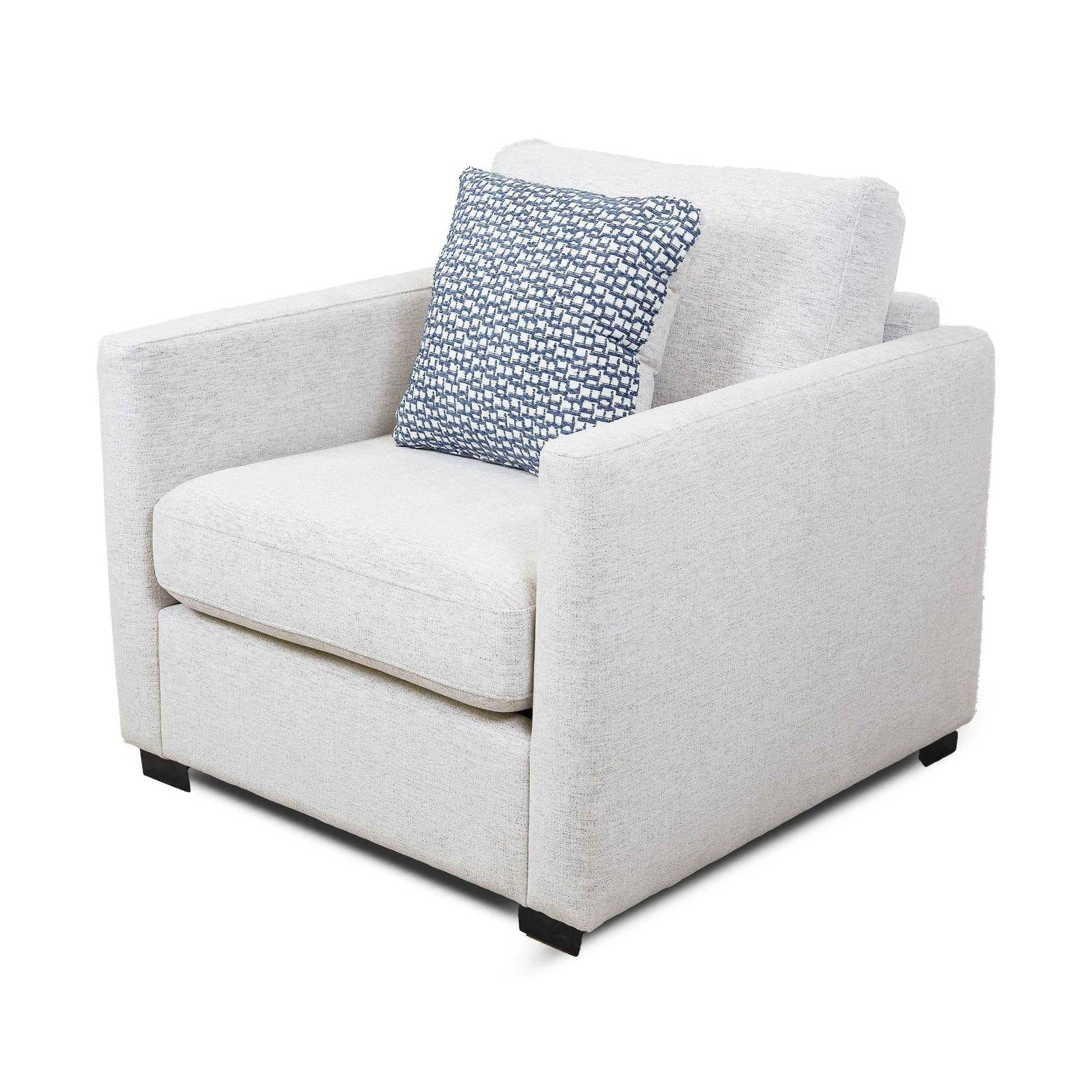Sammy Accent Chair with 2 Toss Pillows - Image 3
