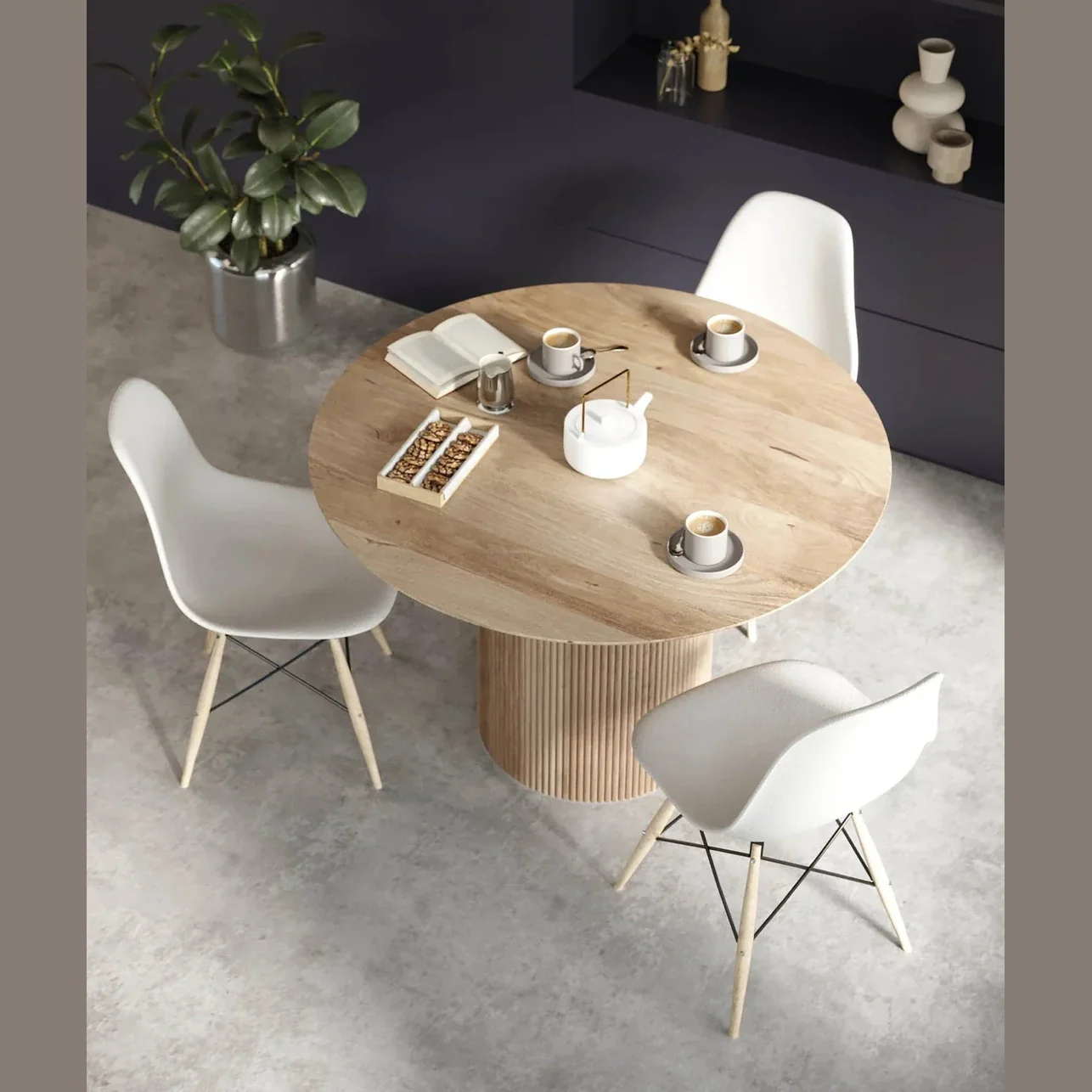 Sarvon Round Dining Table - Image 7