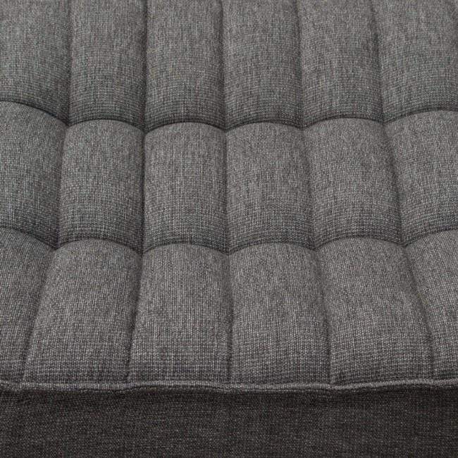 Scoop Square Ottoman - Grey/Blue - Image 5