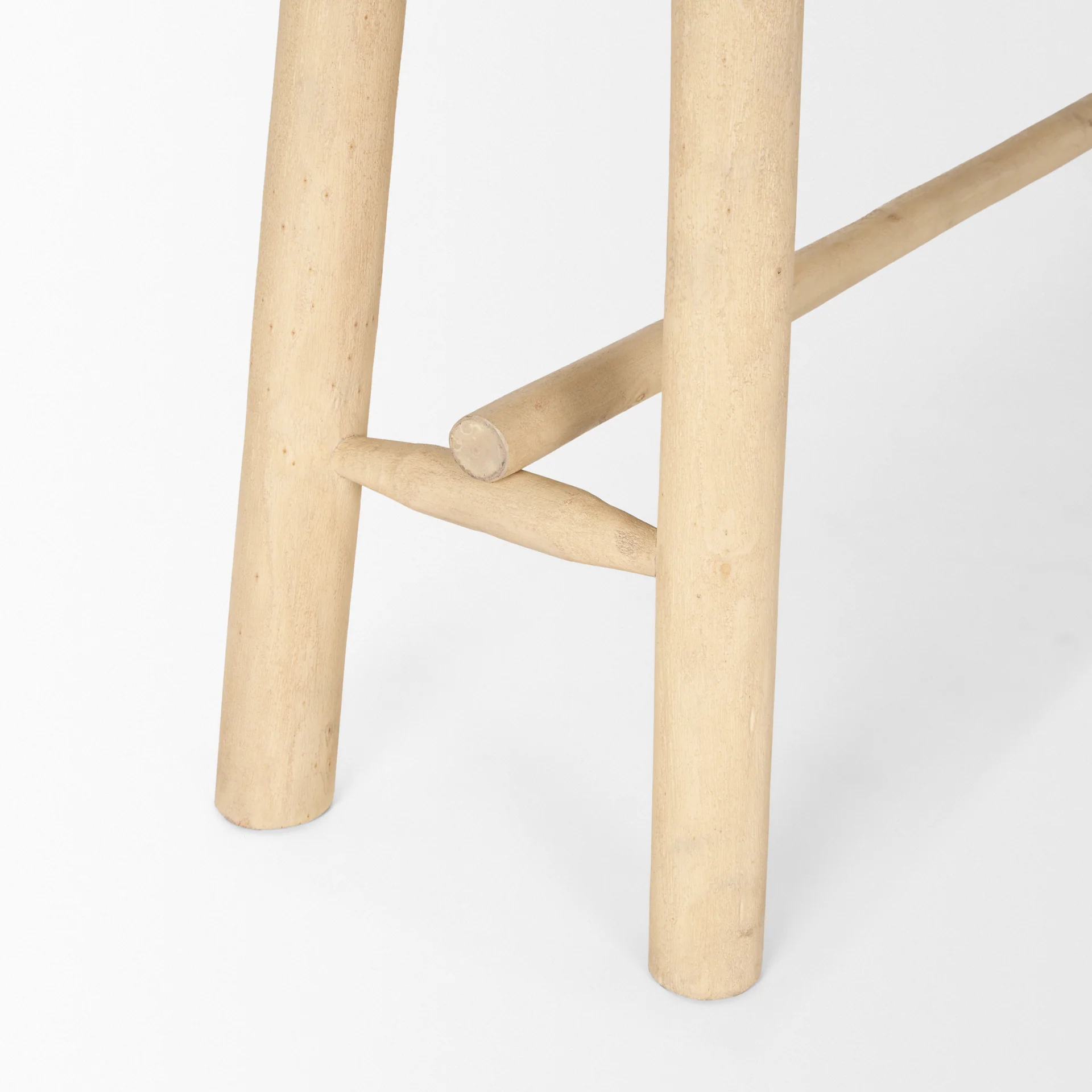 Sekou Light Brown Wooden Craftsman Console Table - Image 7