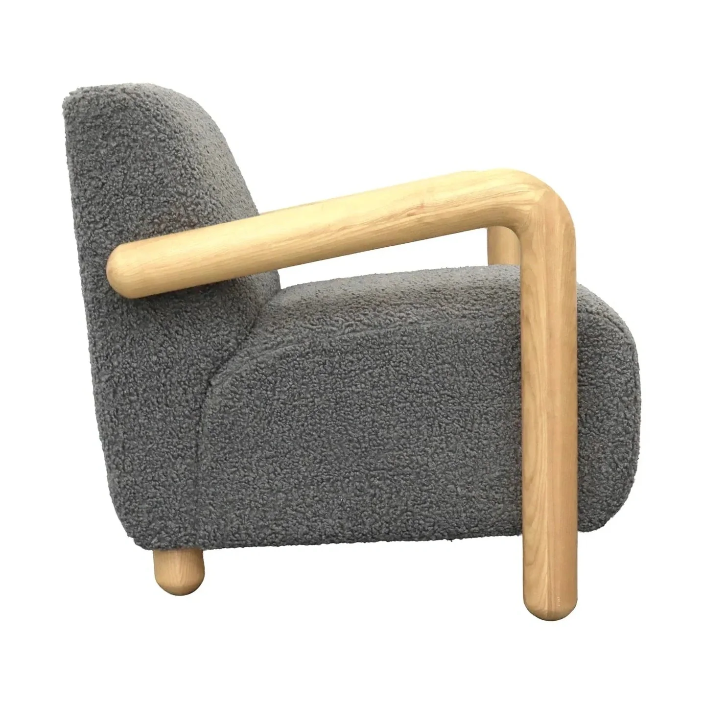 Seralin Club Chair - Storm Grey - Image 5