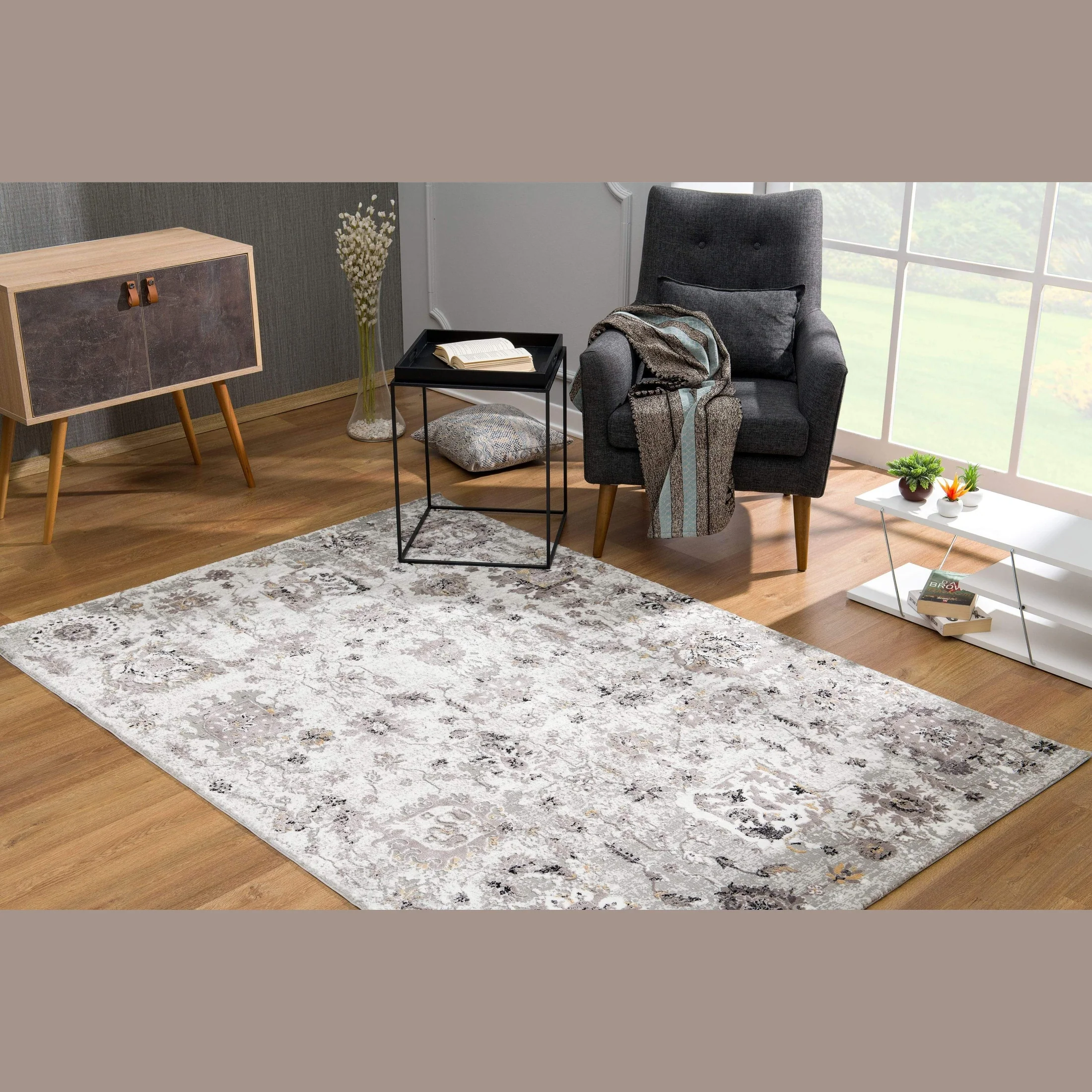 Serenity Rug - 201251 - Grey - Image 5