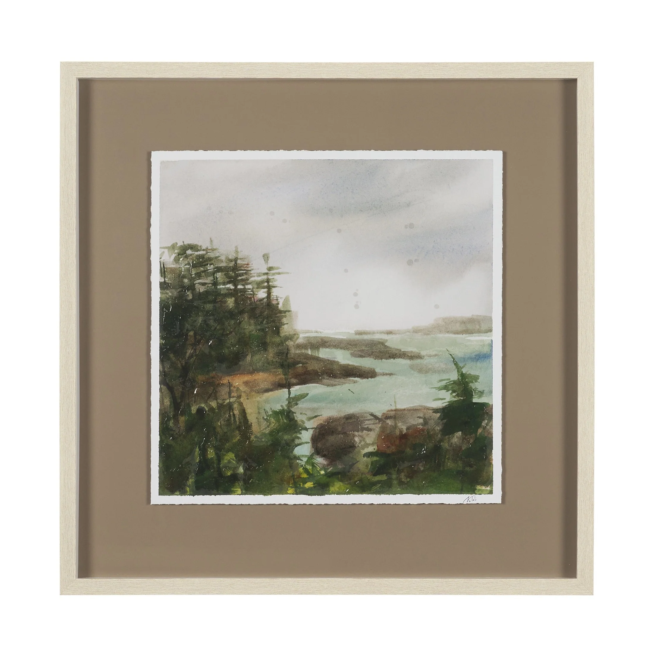 Shoreline Beauty Hand Embelished Framed Artwork - Image 17
