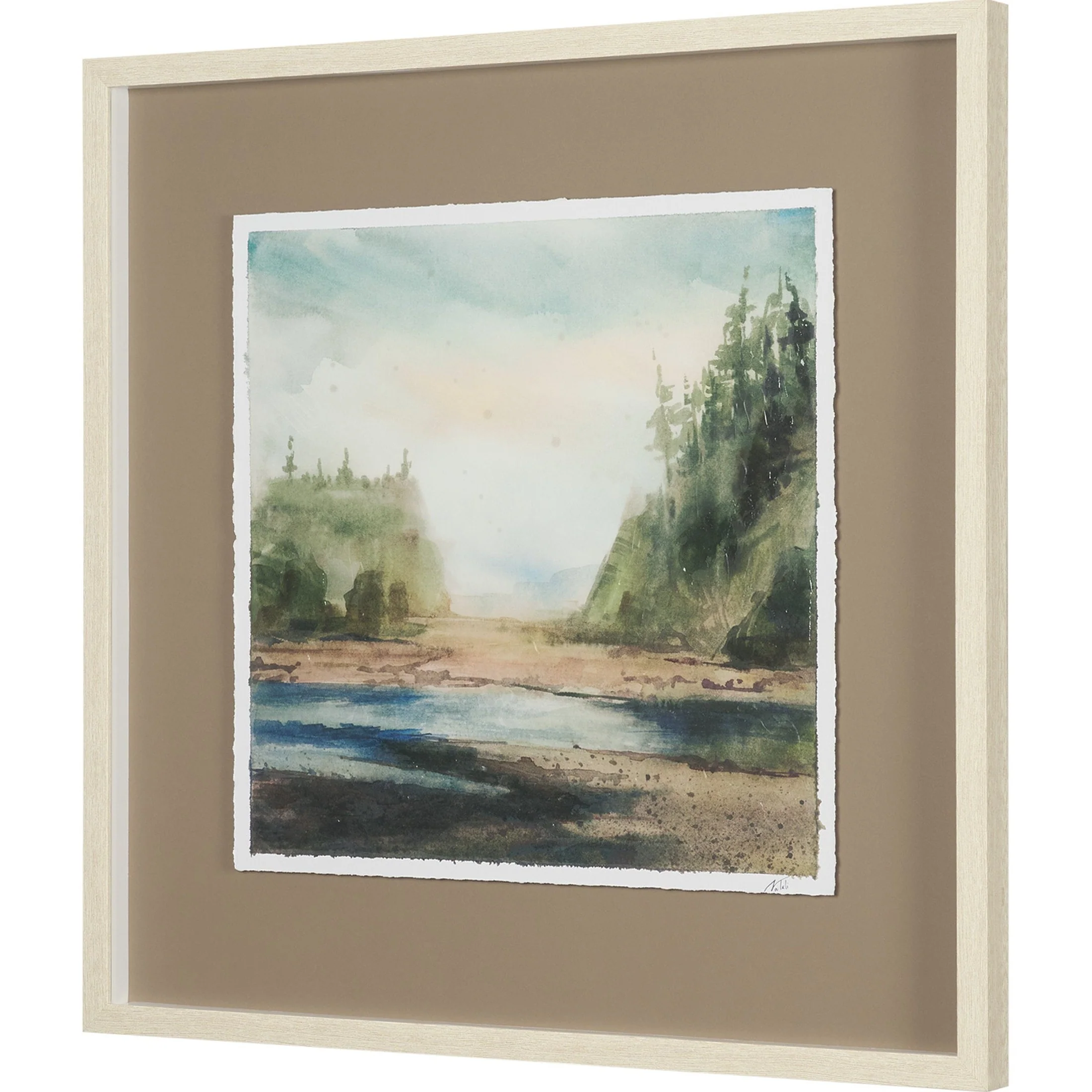 Shoreline Beauty Hand Embelished Framed Artwork - Image 2