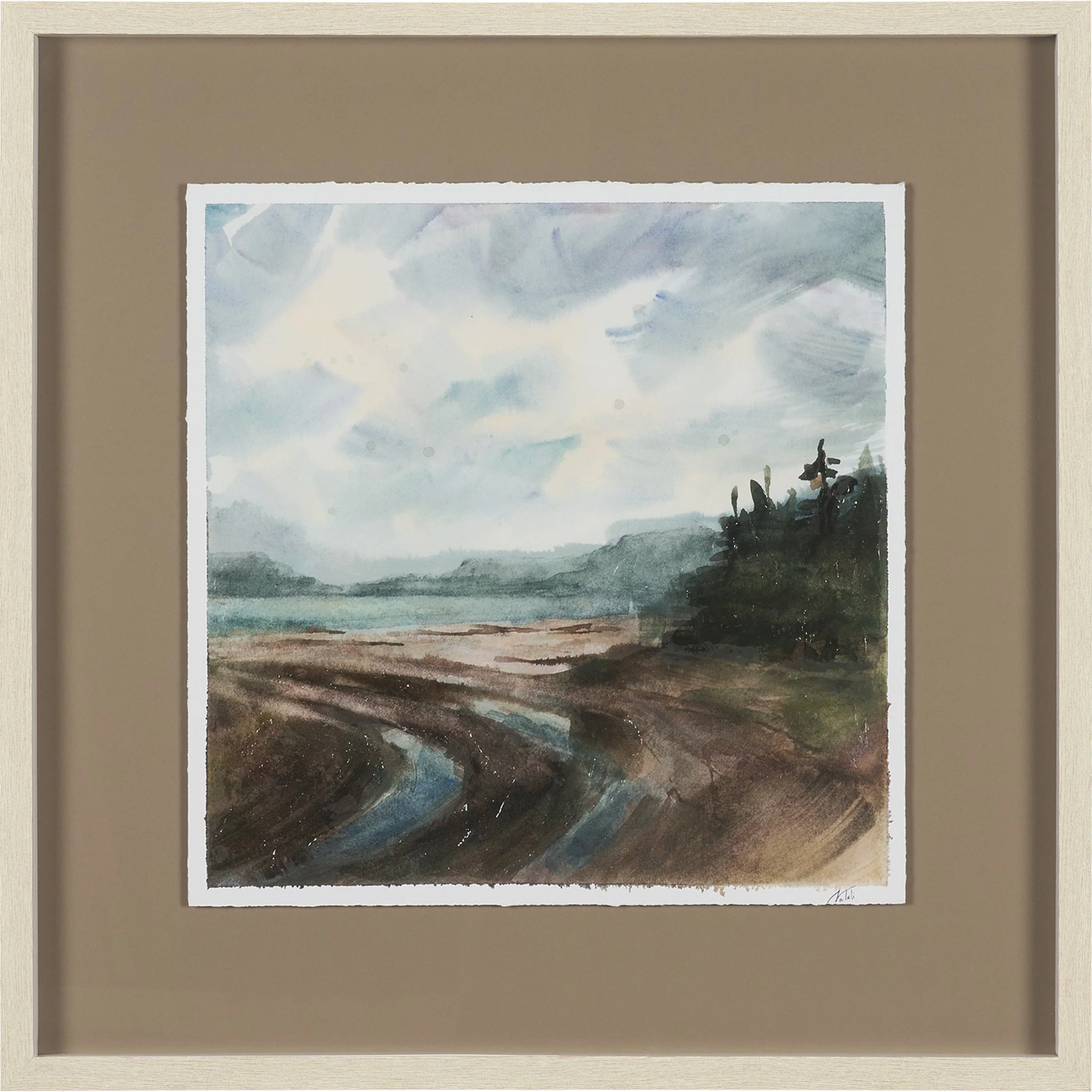 Shoreline Beauty Hand Embelished Framed Artwork - Image 9