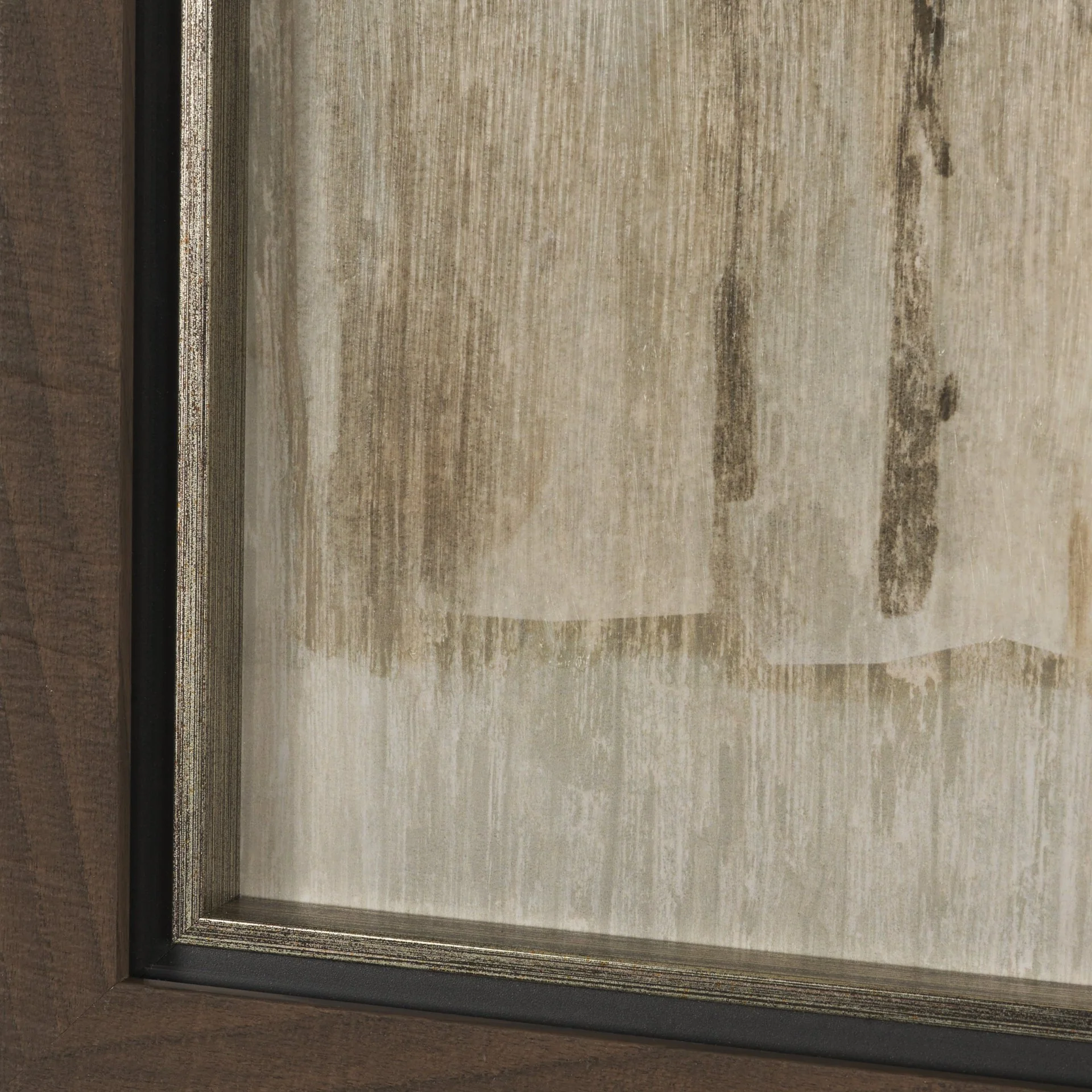 Side by Side Framed Artwork Matted under Glass - Image 5