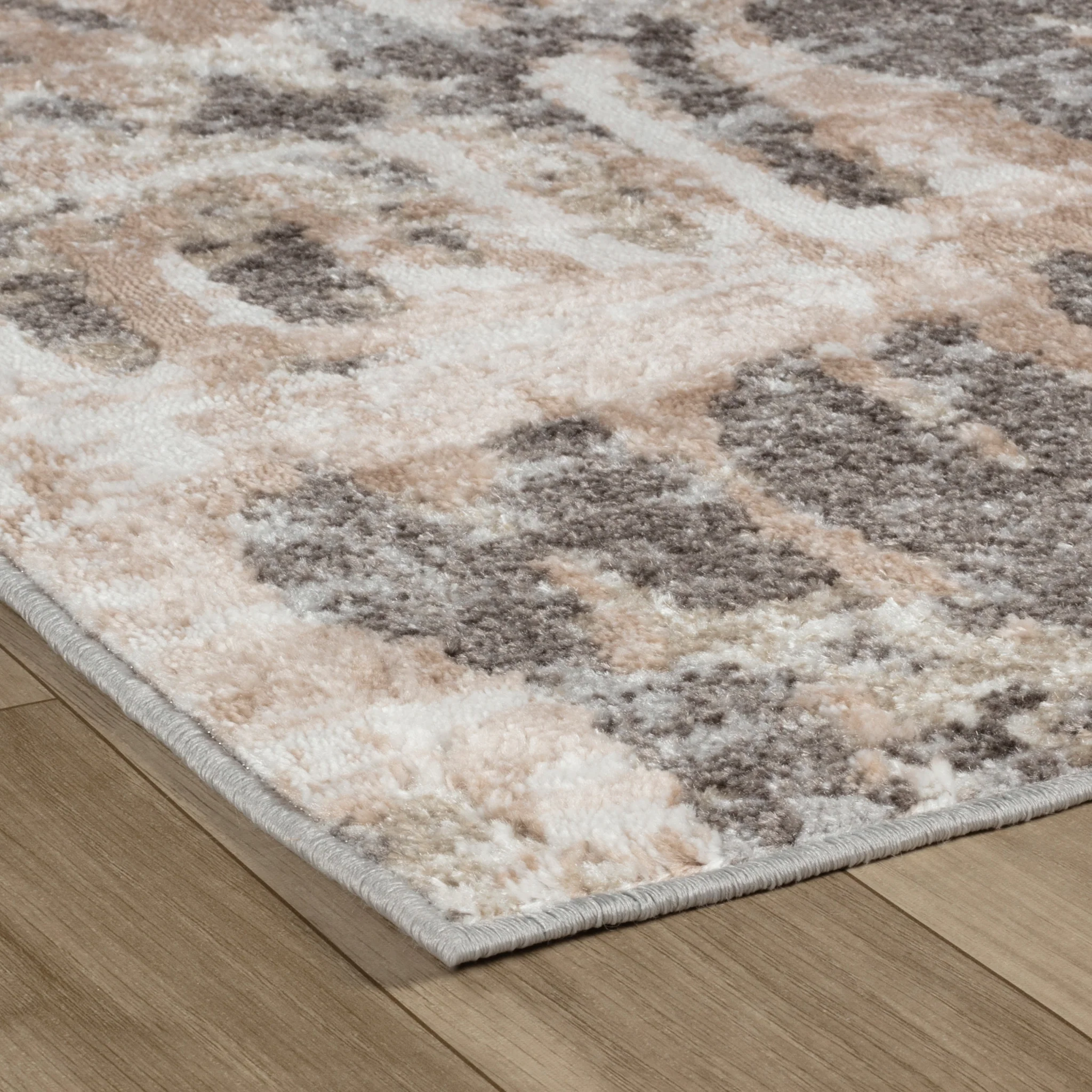 Siena Grey Abstract Lines Area Rug - Image 3