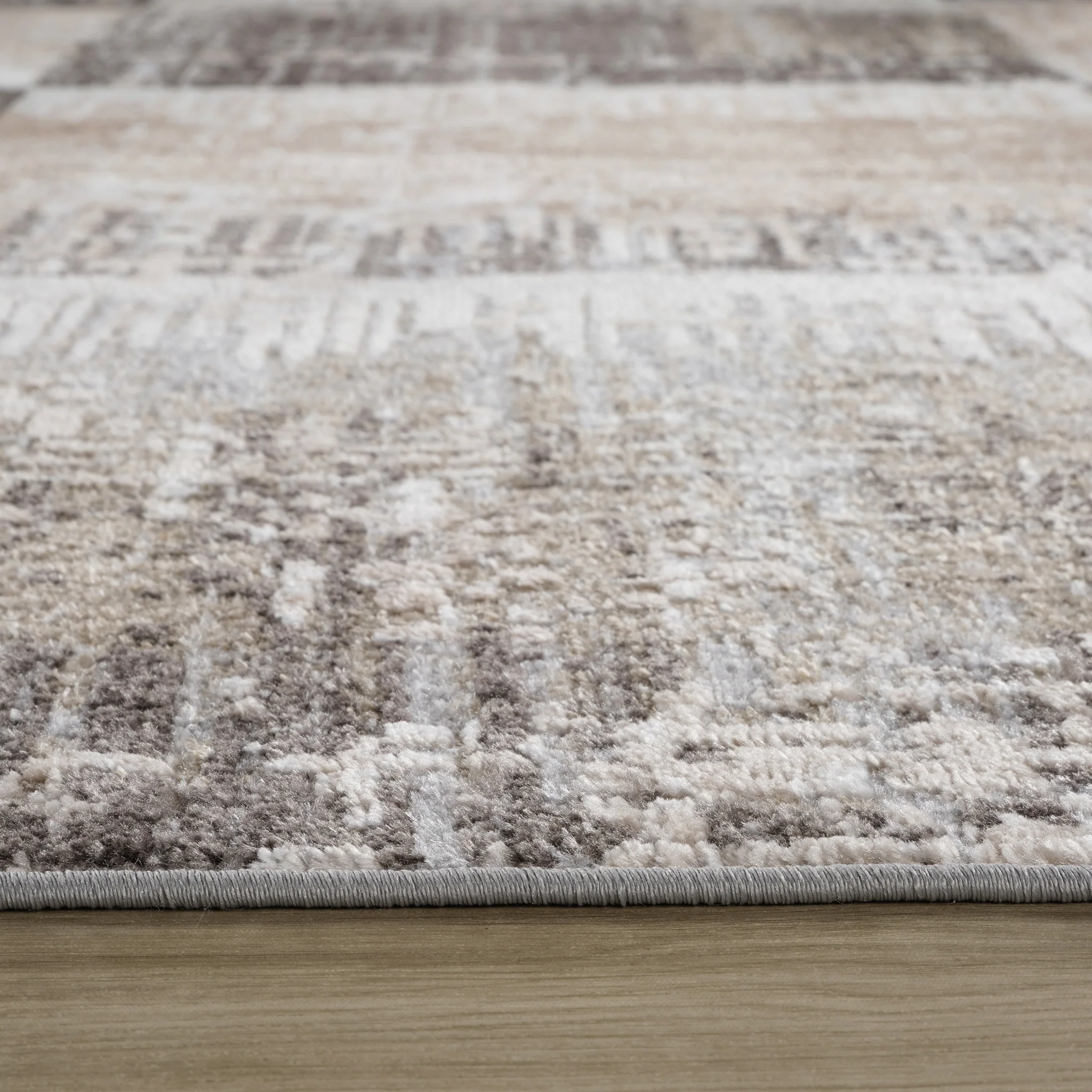 Siena Modern Beige Geometric Area Rug - Image 4