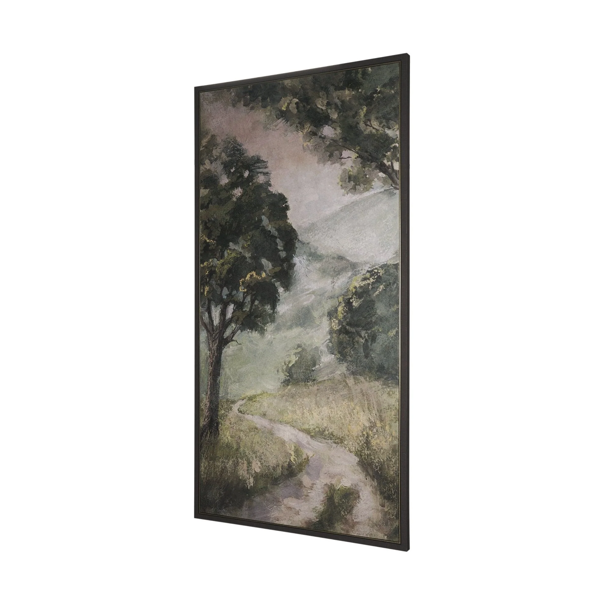 Silent Forest Textured Framed Canvas Artwork - Image 2