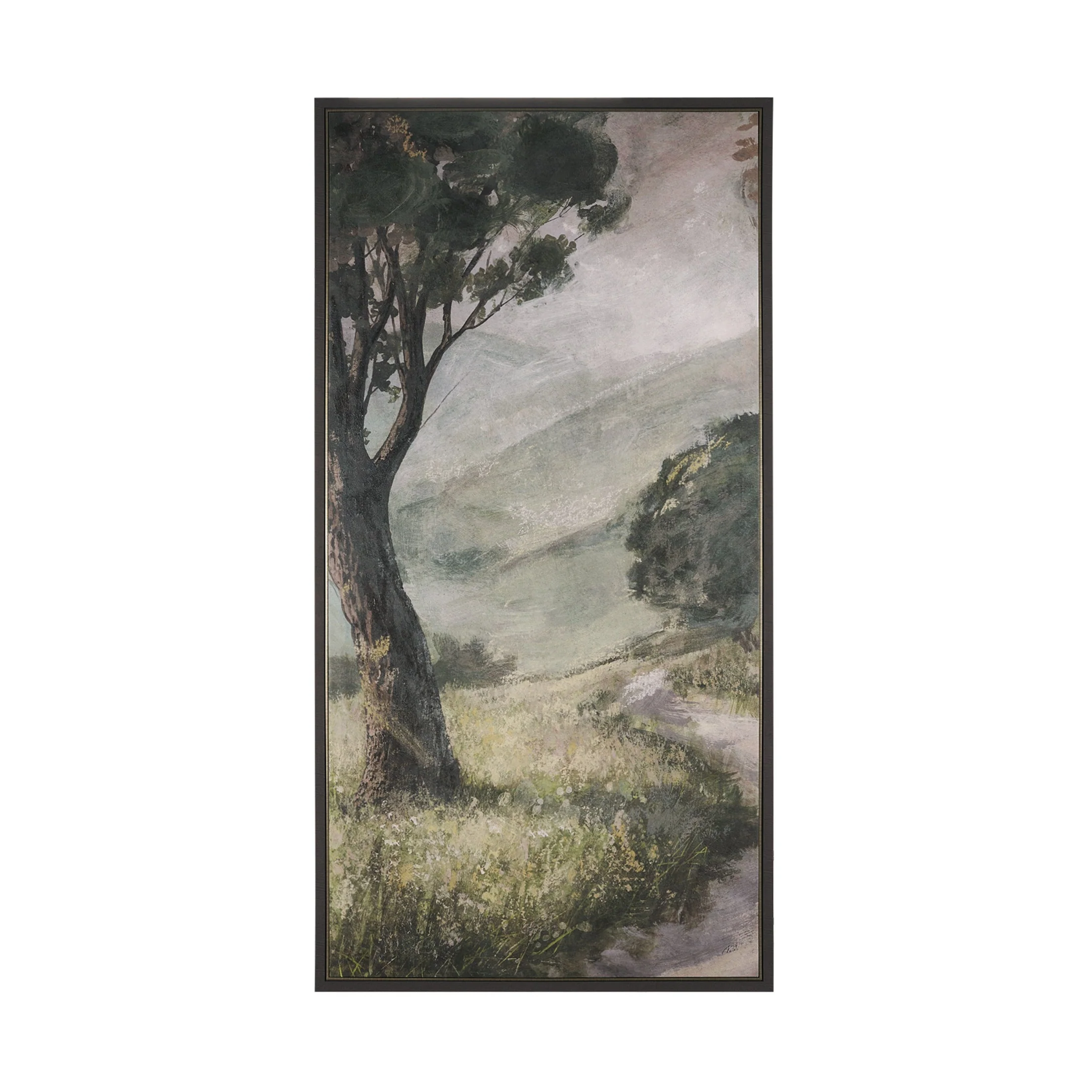 Silent Forest Textured Framed Canvas Artwork - Image 3